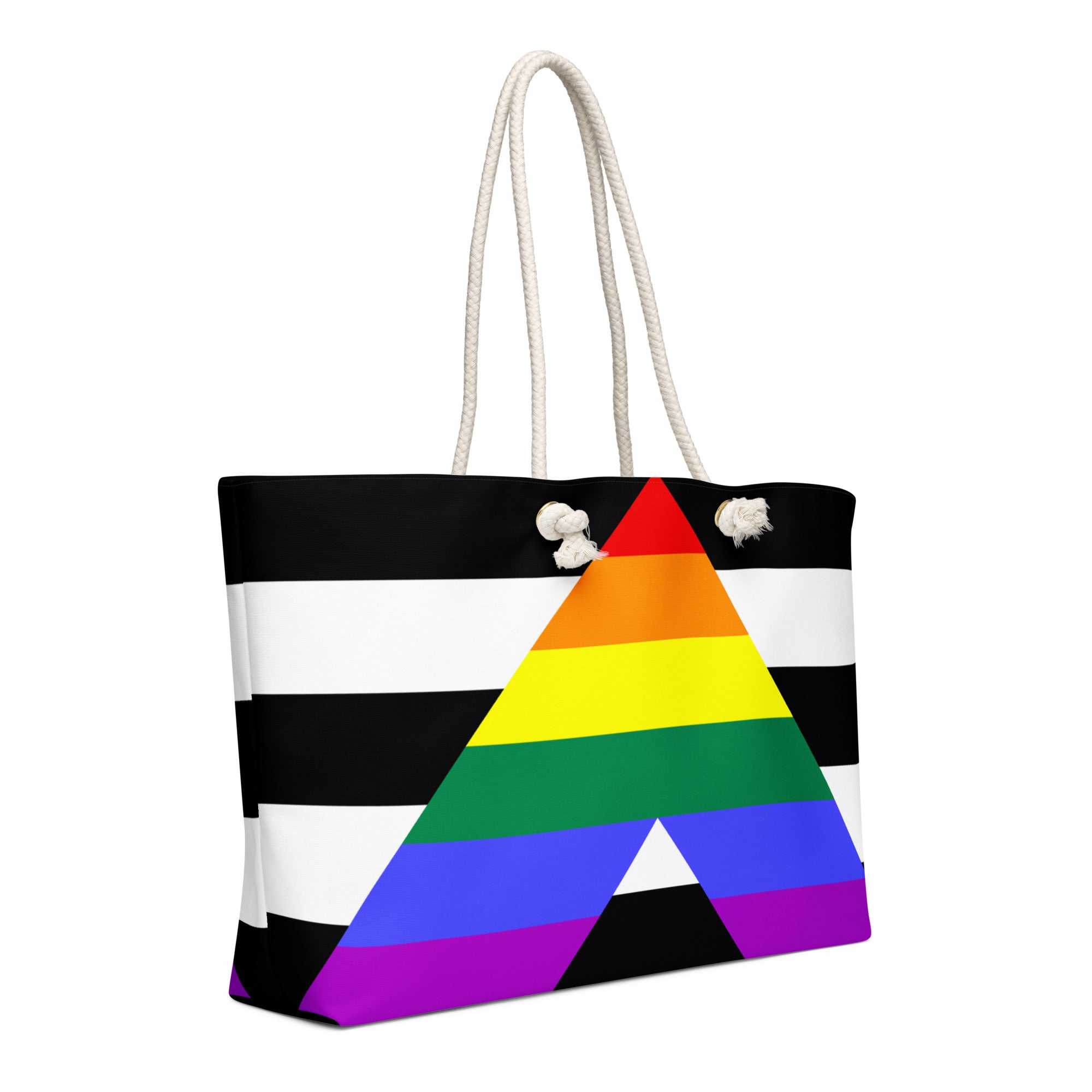 Oversized weekender bag Straight Ally Flag