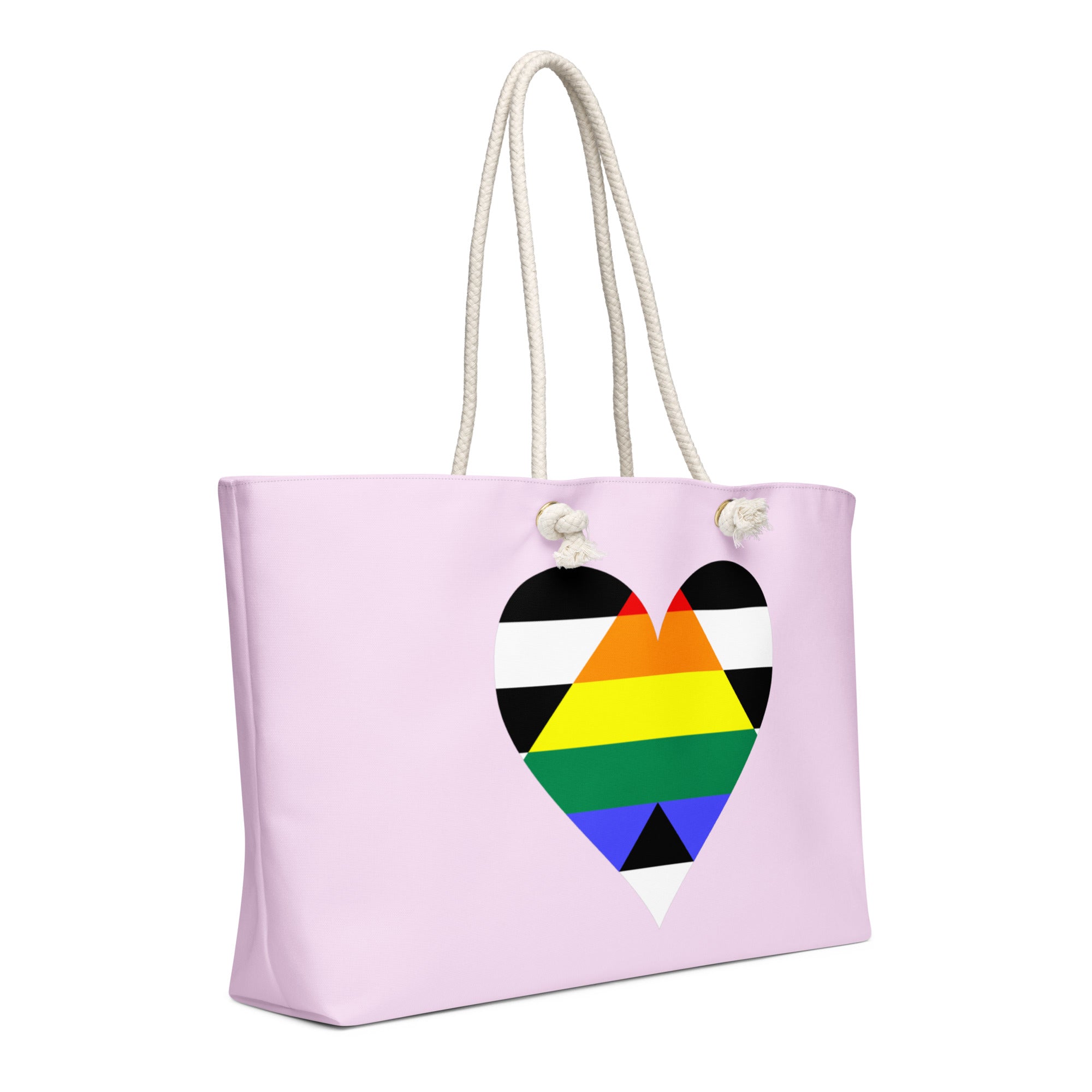 Oversized weekender bag Straight Ally Heart