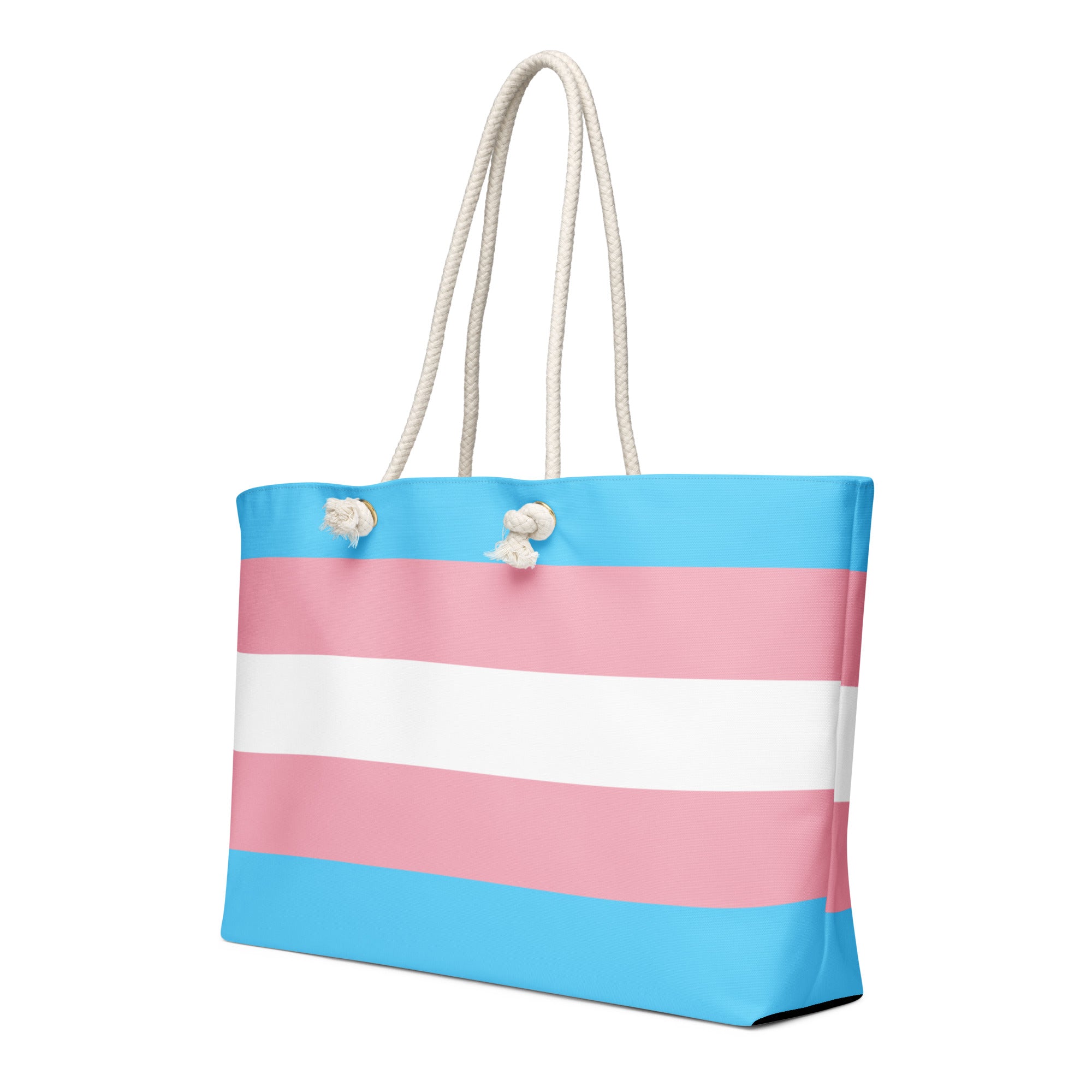 Oversized weekender bag Transgender Flag