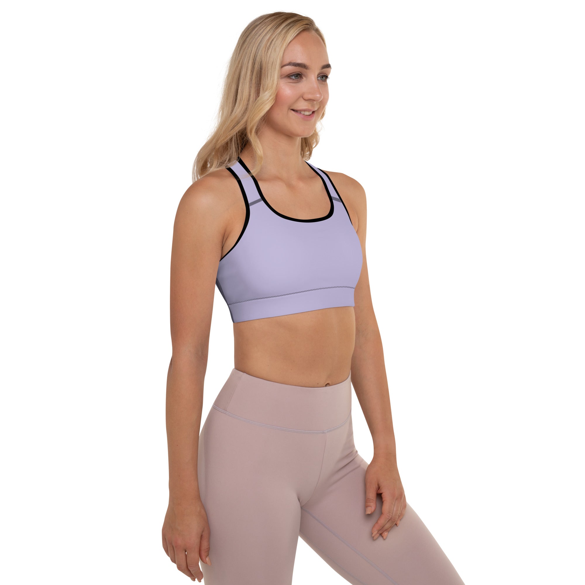 Padded Sports Bra Lavender
