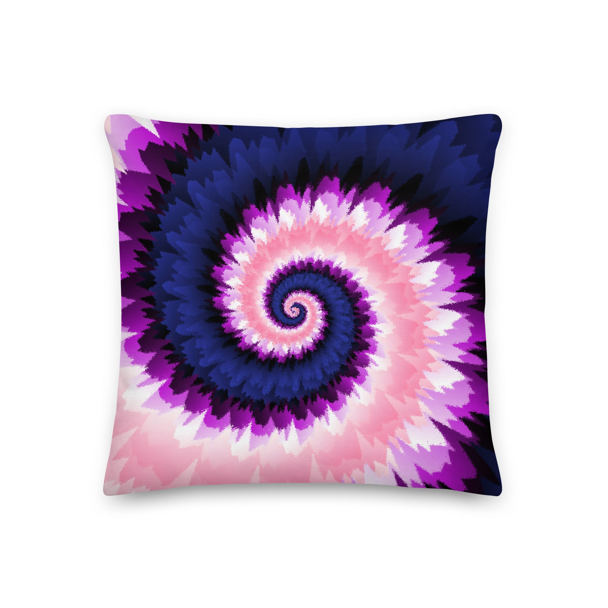 Premium Pillow Tie Dye Spiral Genderfluid