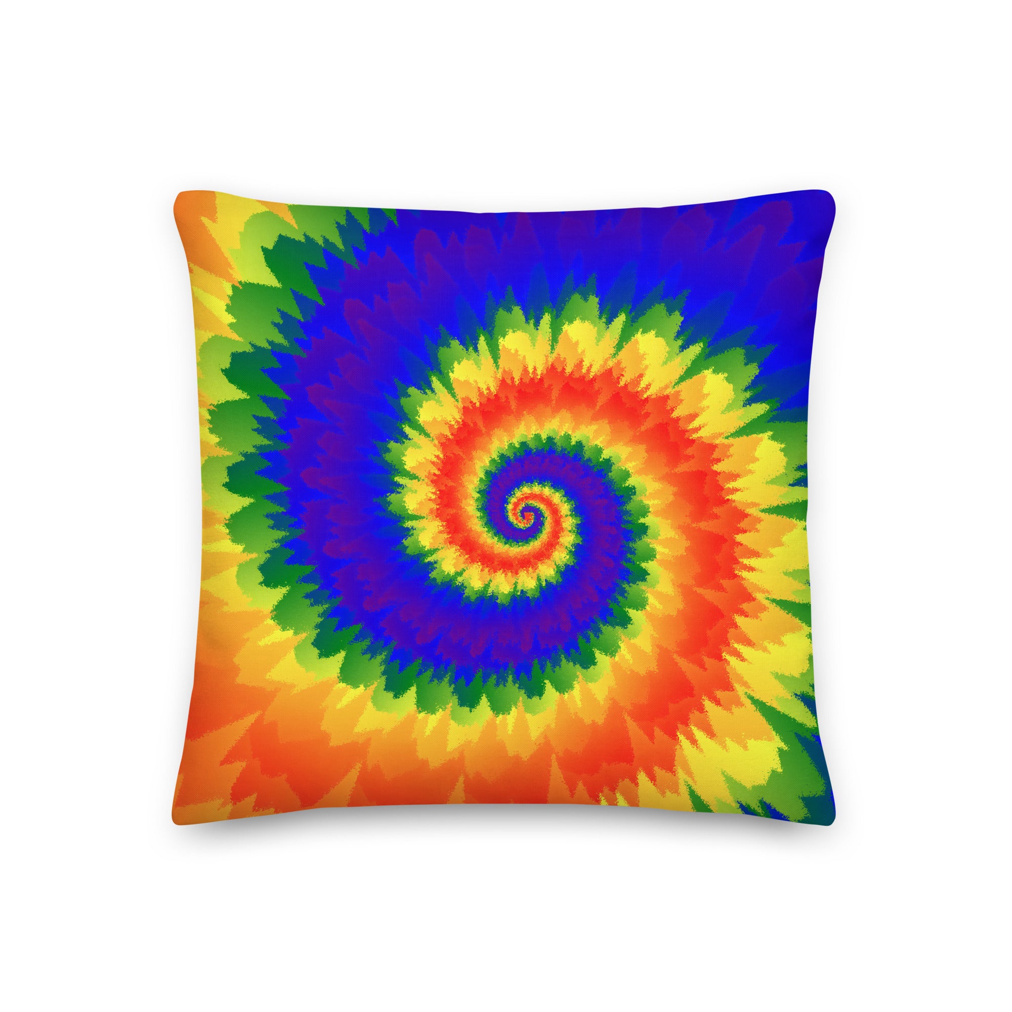 Premium Pillow Tie Dye Spiral LGBTQ