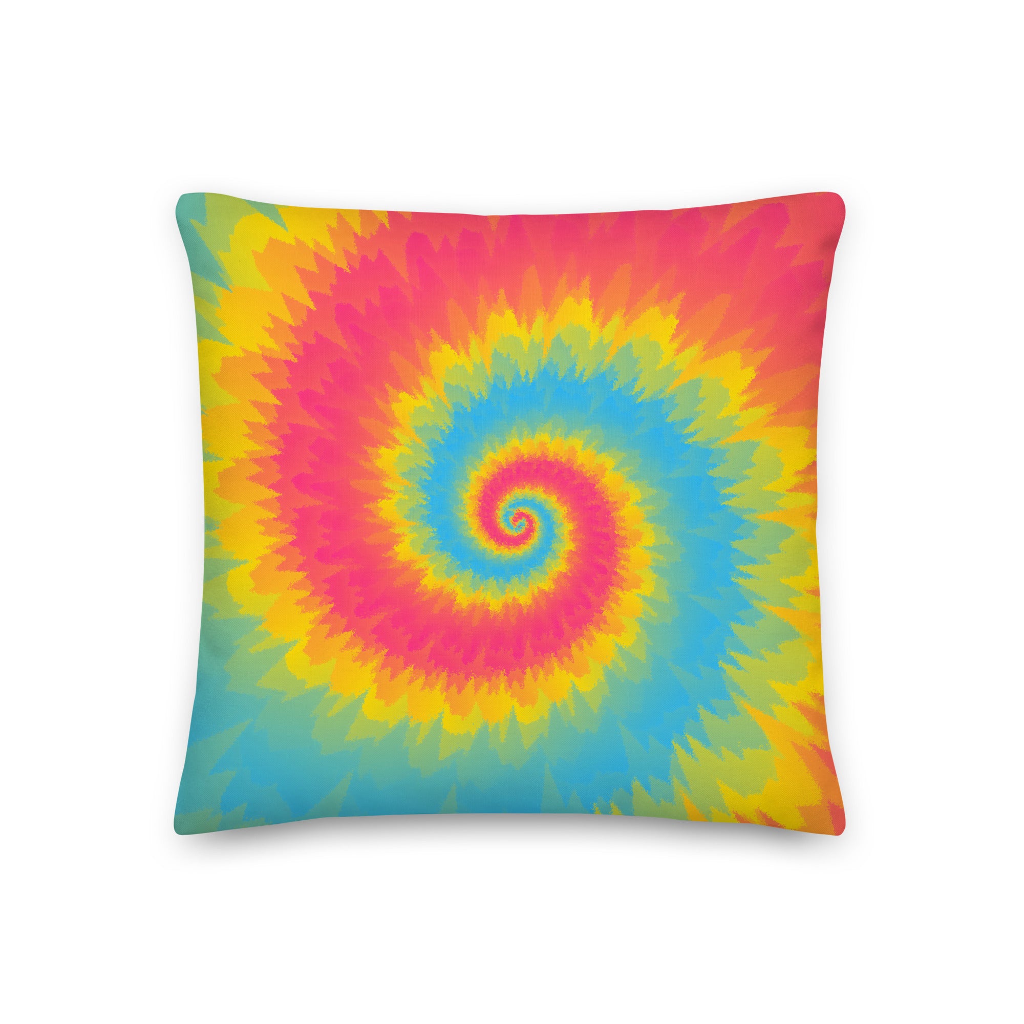 Premium Pillow Tie Dye Spiral Pansexual