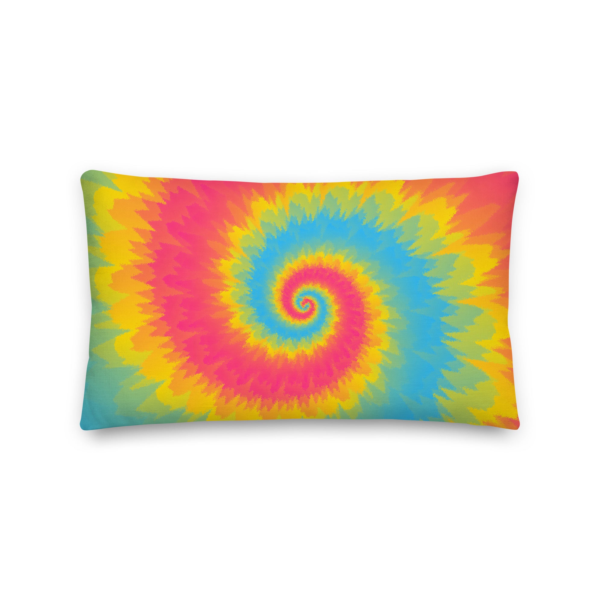 Premium Pillow Tie Dye Spiral Pansexual