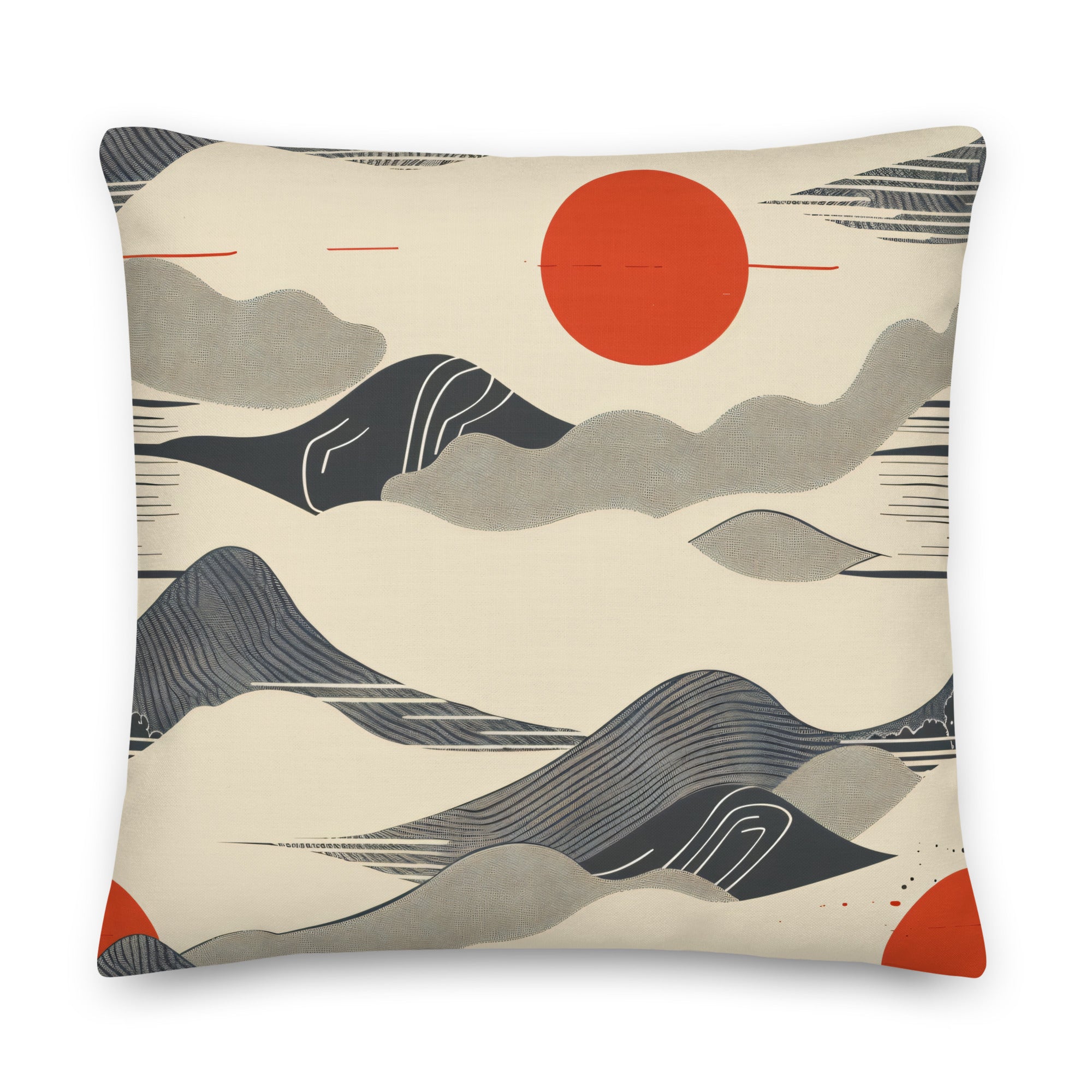 Premium Pillow Traditional Japanese Arts VI