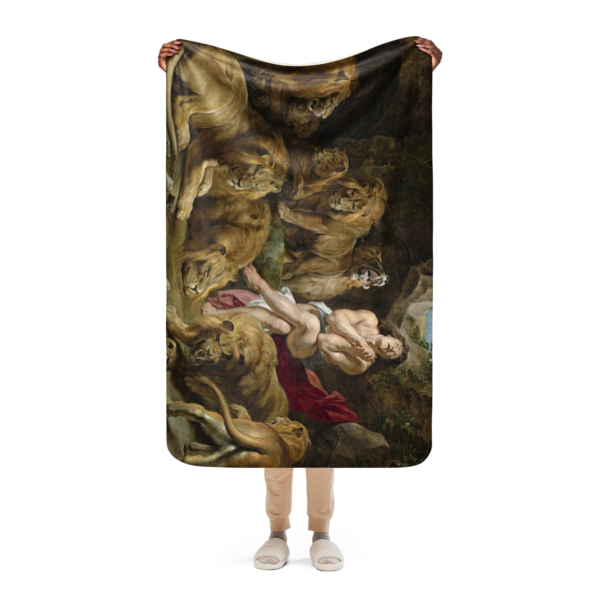 Sherpa blanket Daniel in the Lions Den