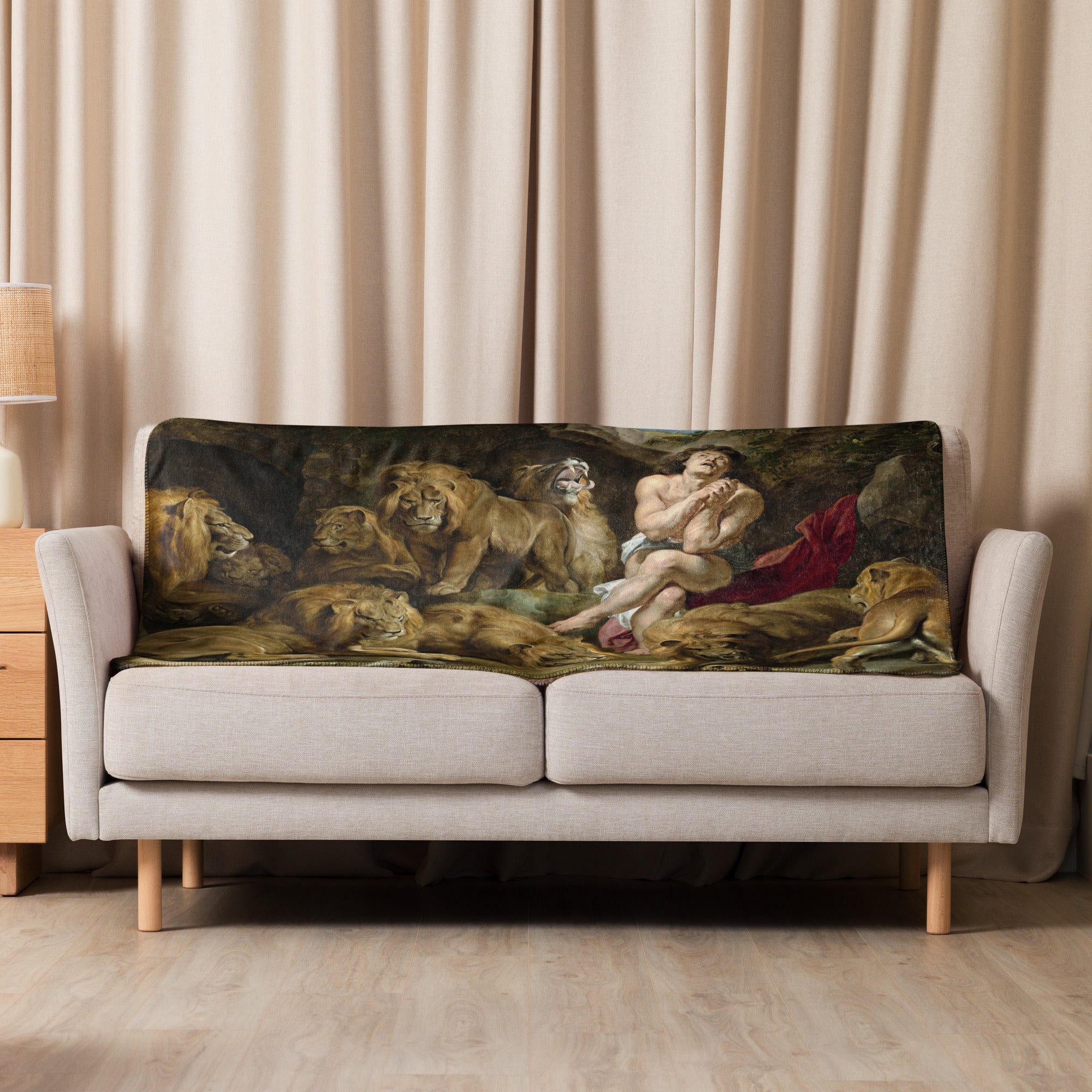 Sherpa blanket Daniel in the Lions Den