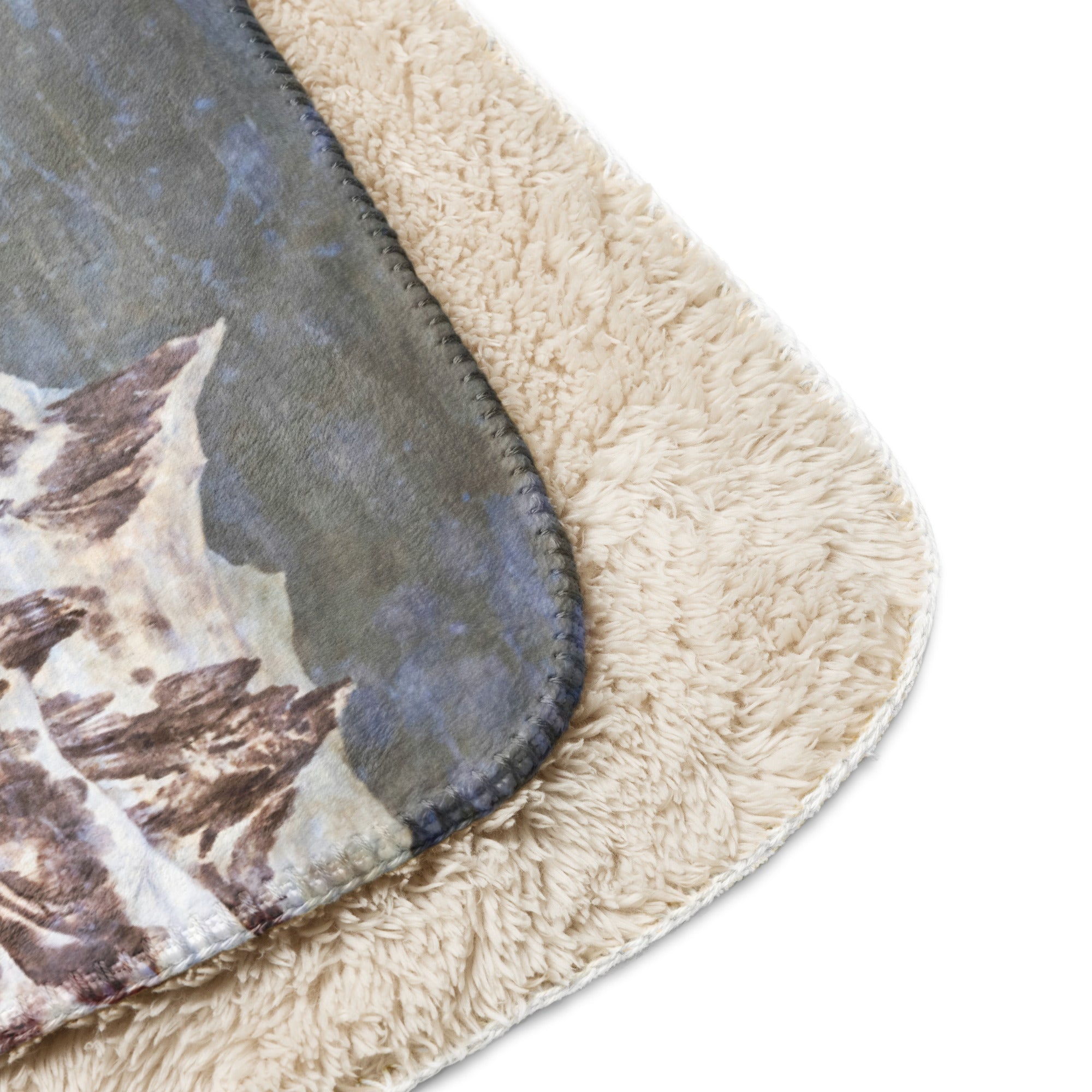 Sherpa blanket Hunters in the Snow