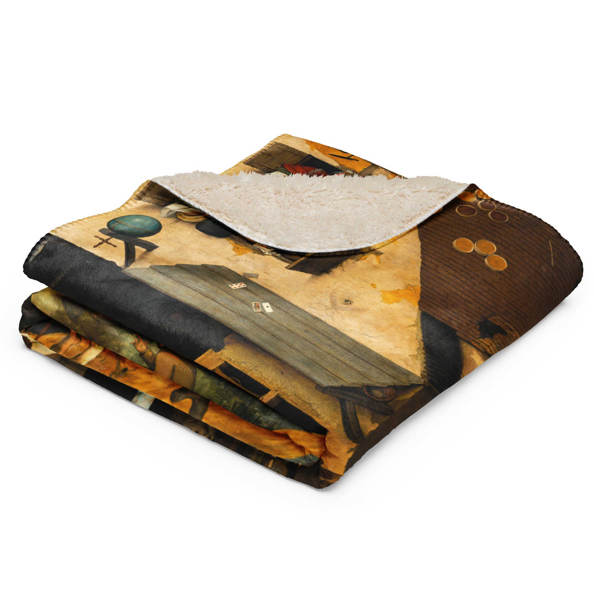 Sherpa blanket Netherlandish Proverbs