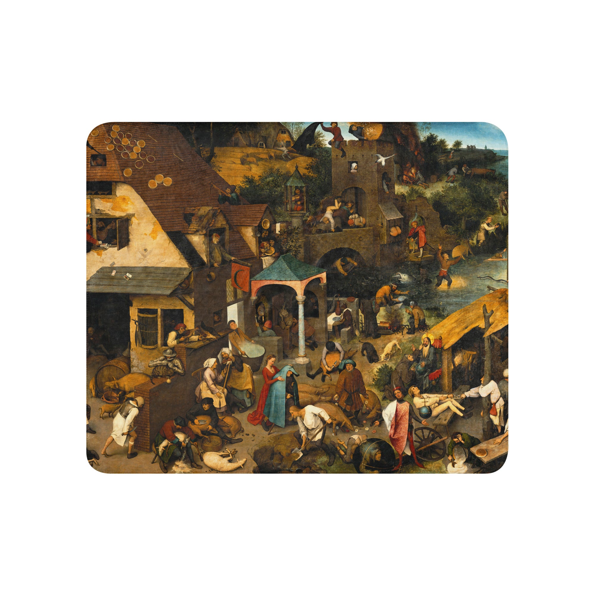 Sherpa blanket Netherlandish Proverbs