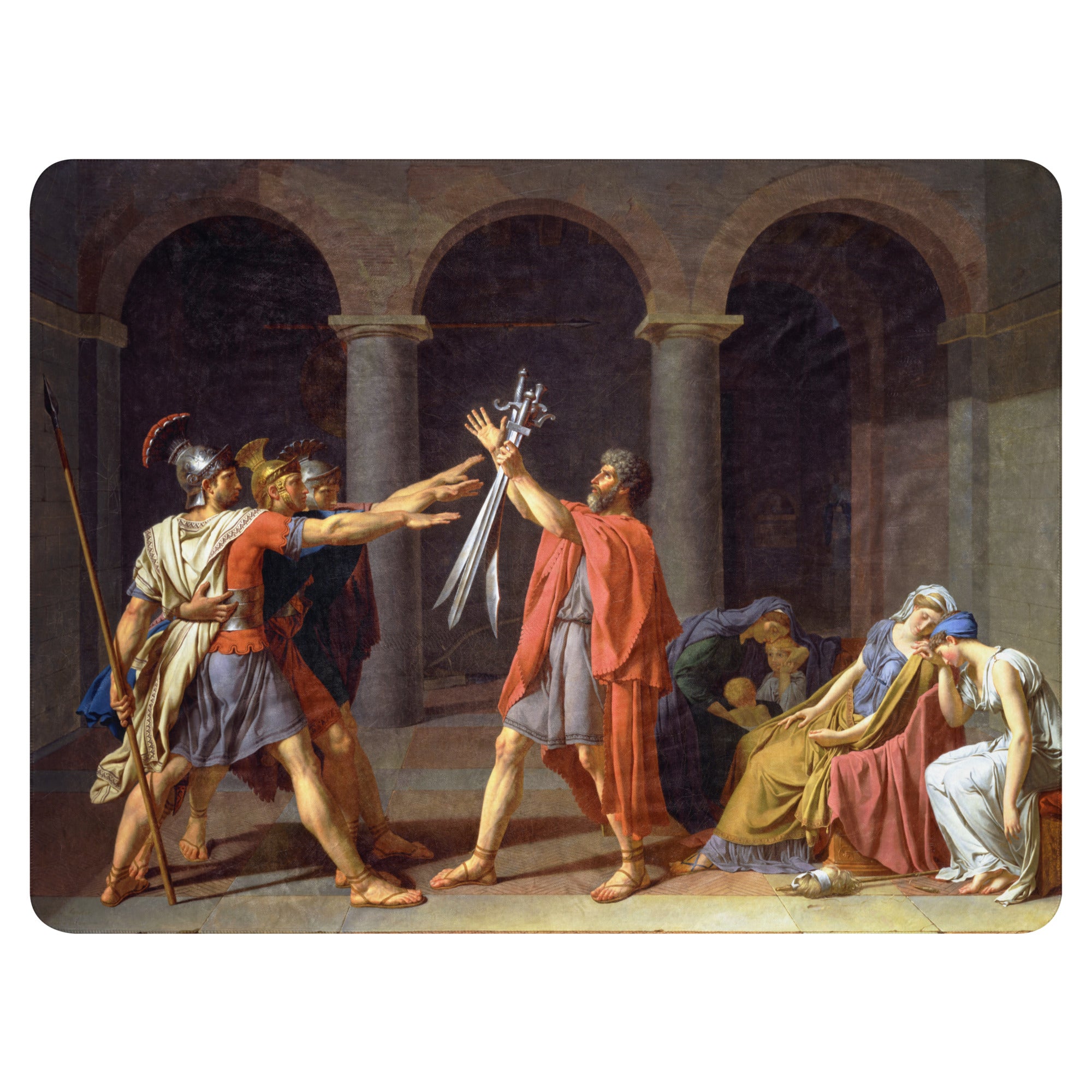 Sherpa blanket Oath of the Horatii
