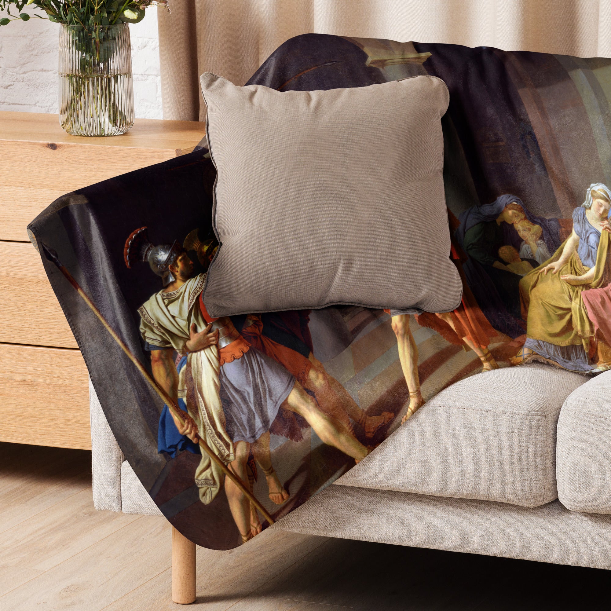 Sherpa blanket Oath of the Horatii