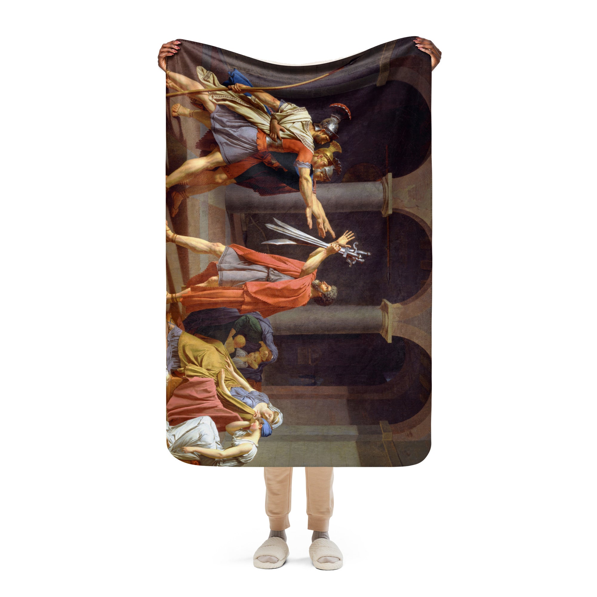 Sherpa blanket Oath of the Horatii