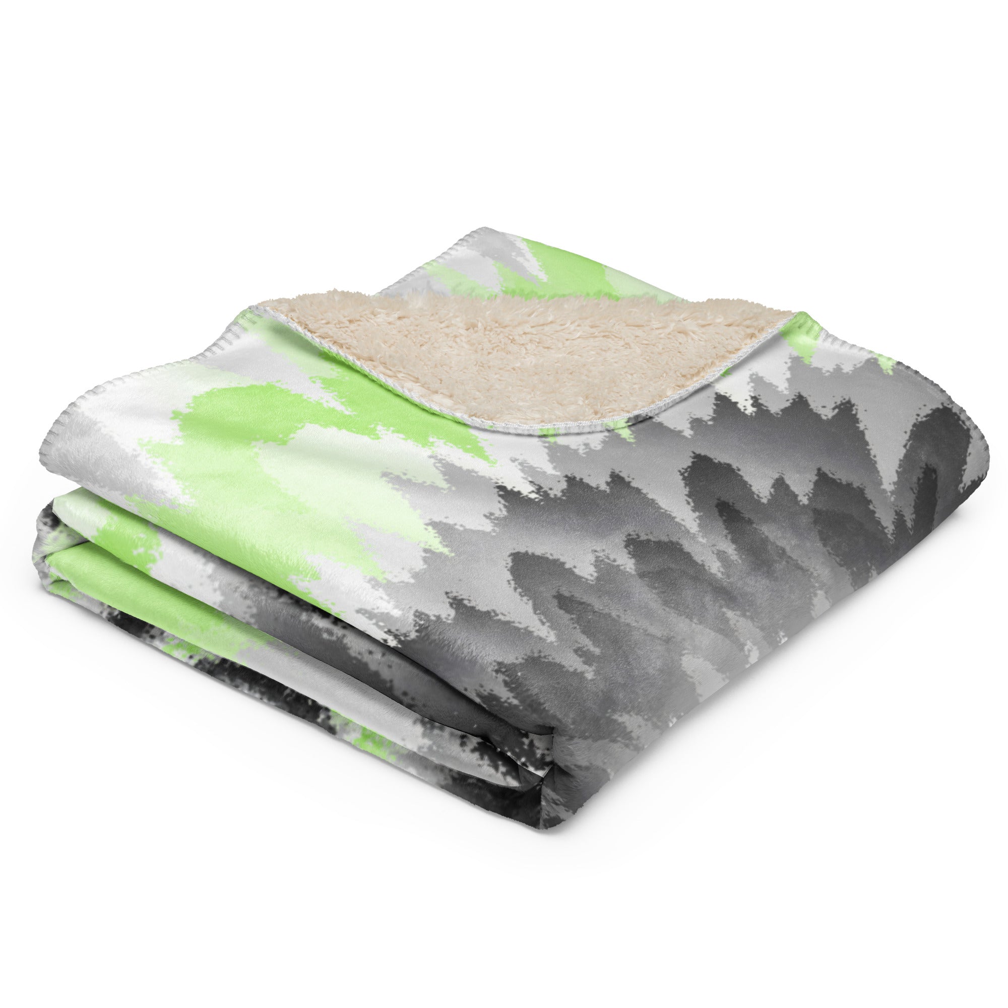 Sherpa blanket Tie Dye Spiral Agender