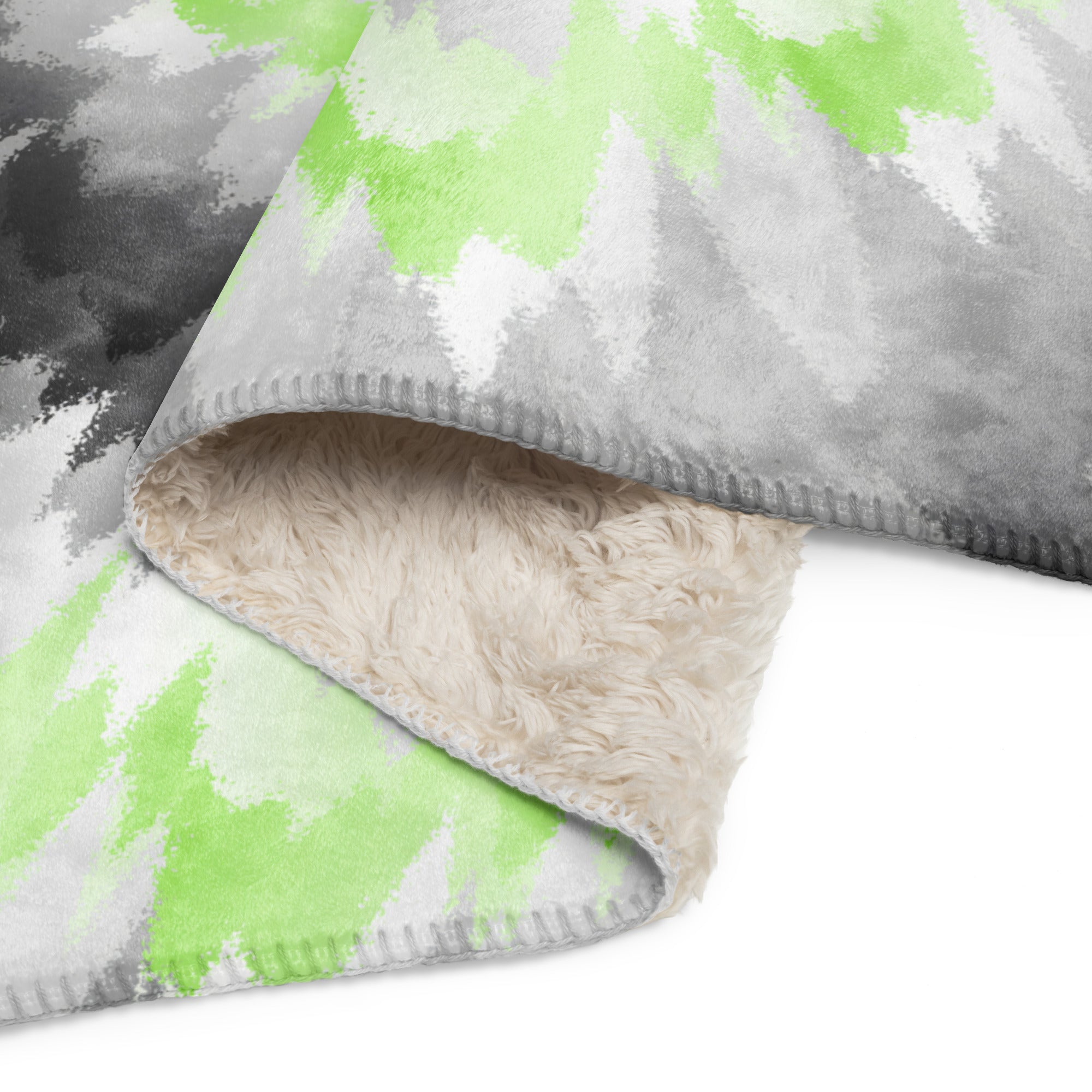 Sherpa blanket Tie Dye Spiral Agender
