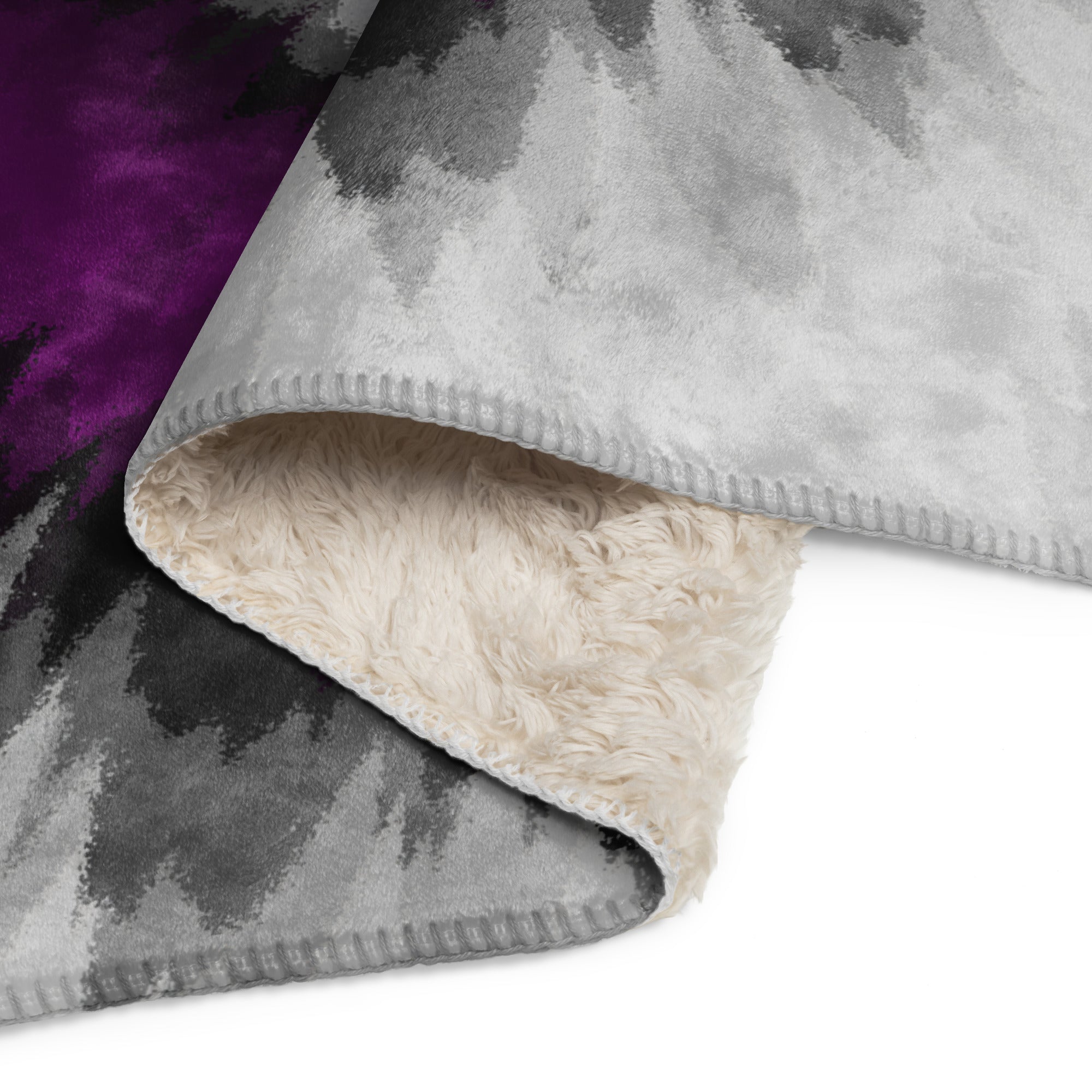 Sherpa blanket Tie Dye Spiral Asexual