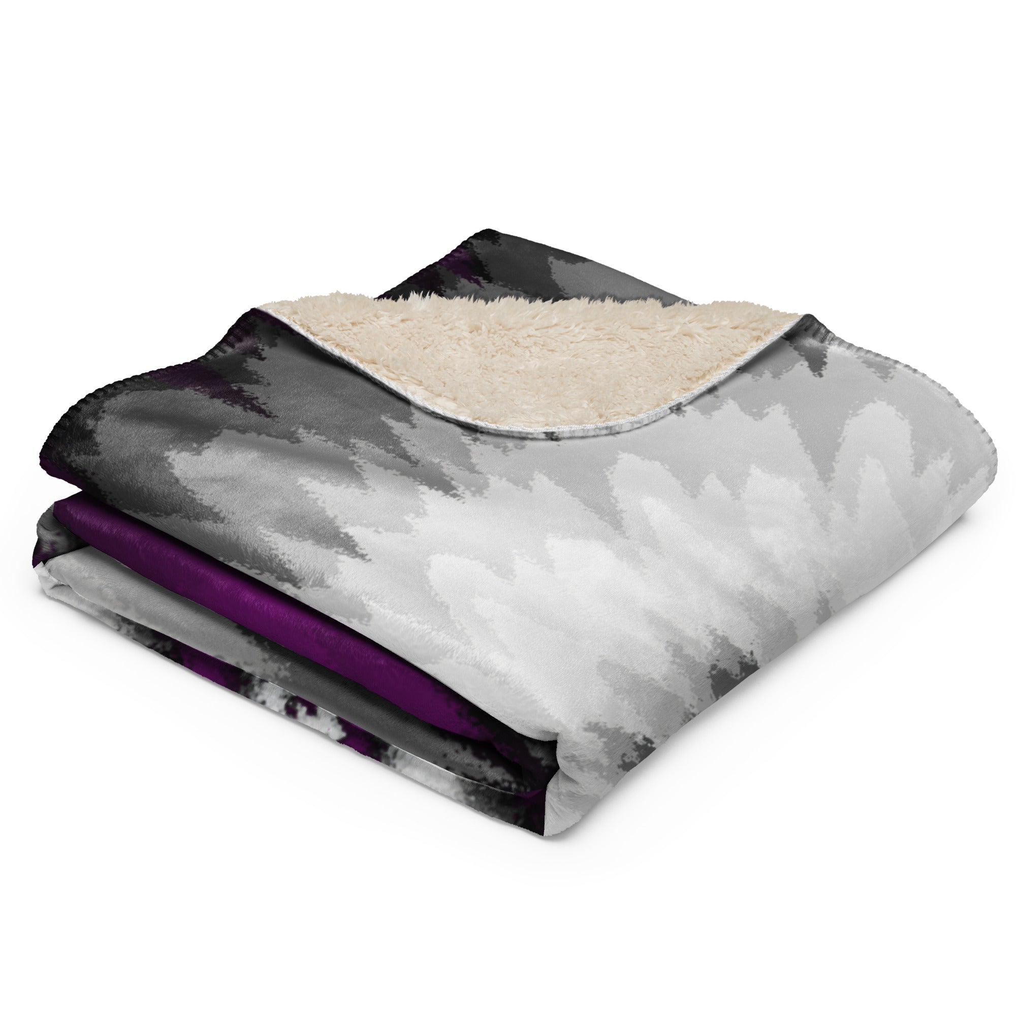 Sherpa blanket Tie Dye Spiral Asexual