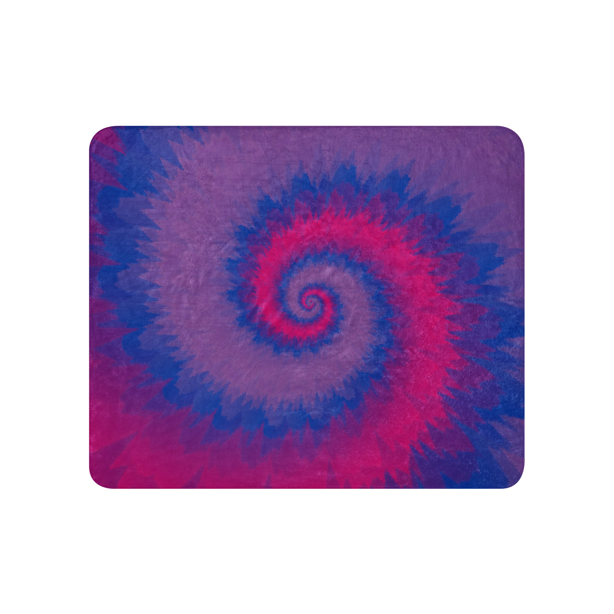 Sherpa blanket Tie Dye Spiral Bisexual