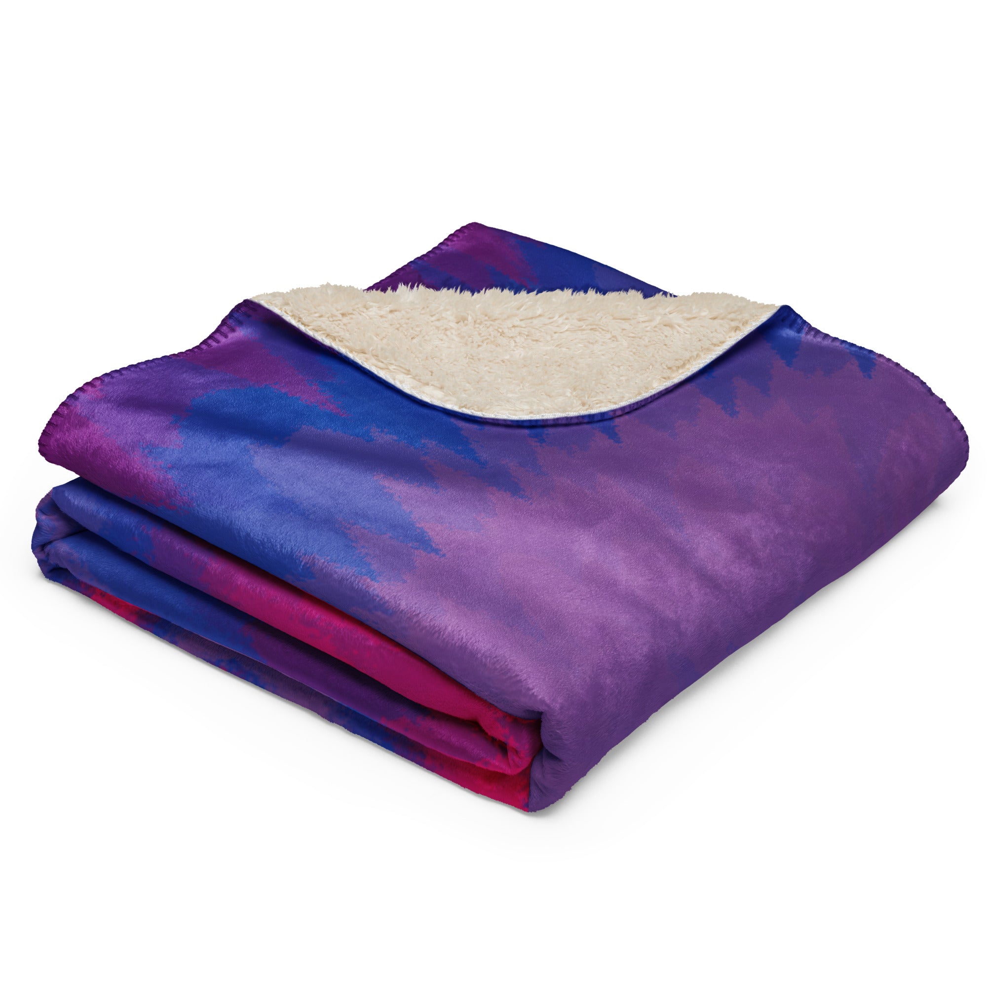 Sherpa blanket Tie Dye Spiral Bisexual