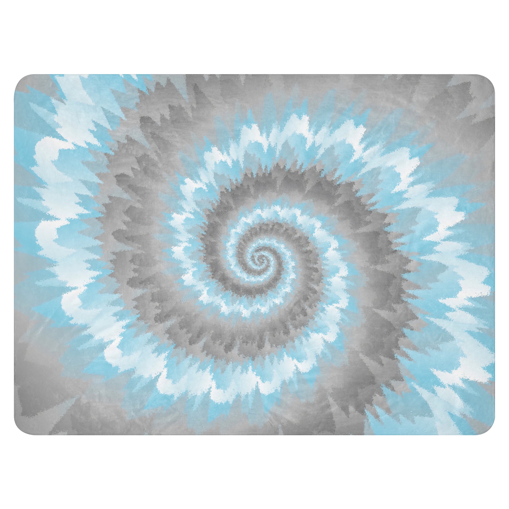 Sherpa blanket Tie Dye Spiral Demiboy