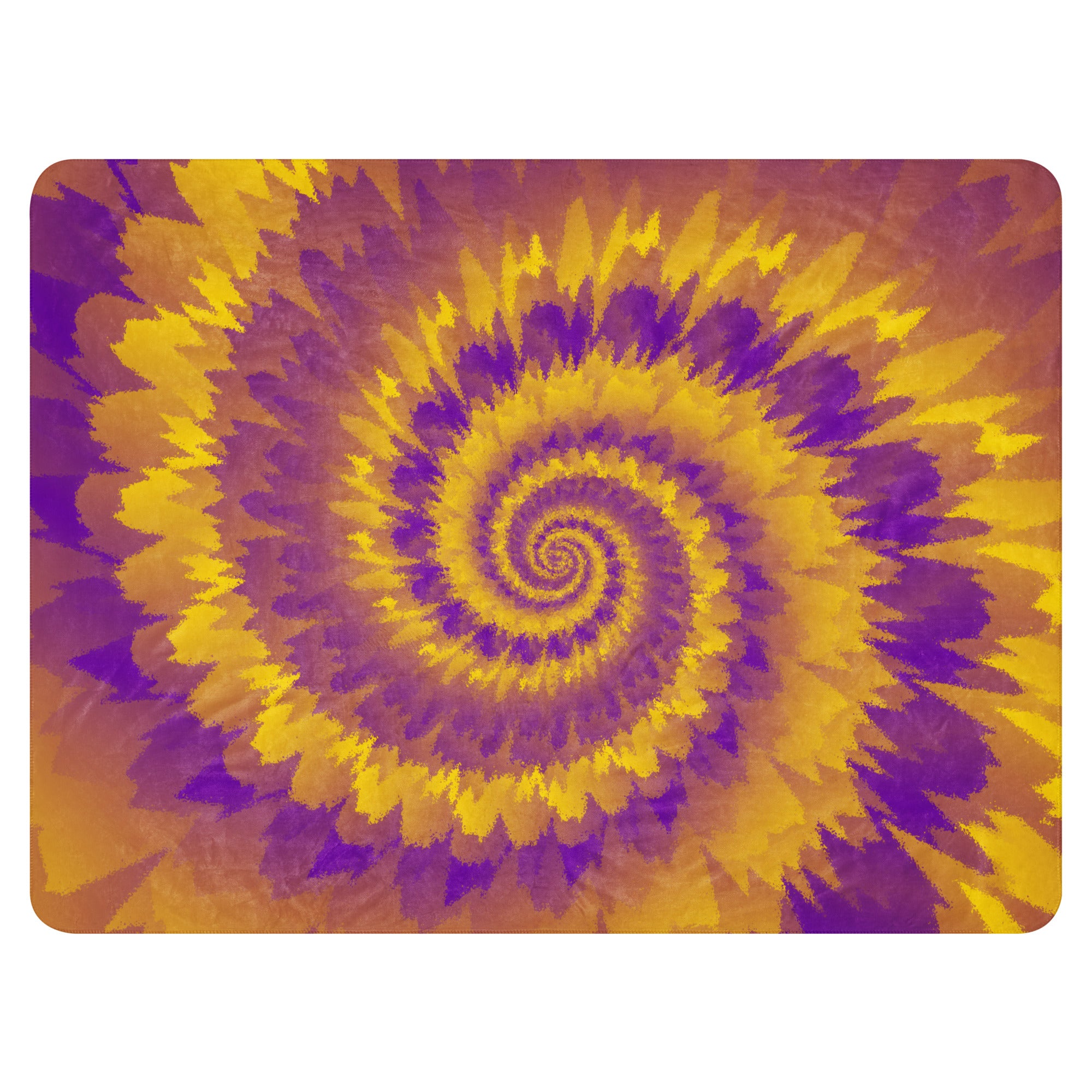 Sherpa blanket Tie Dye Spiral Intersex