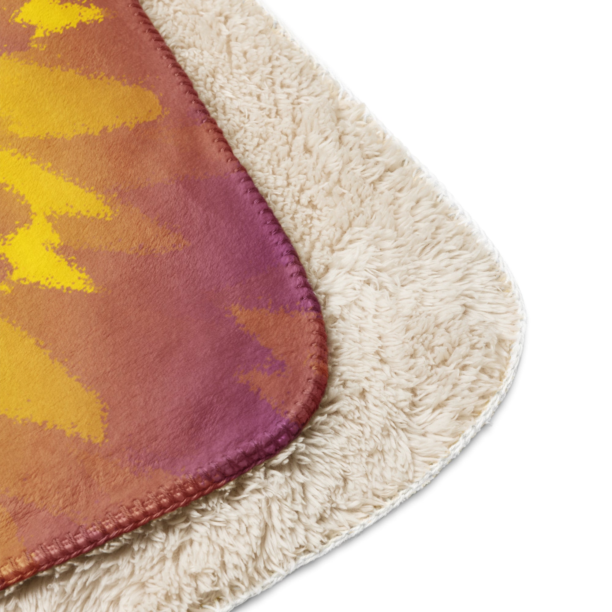 Sherpa blanket Tie Dye Spiral Intersex