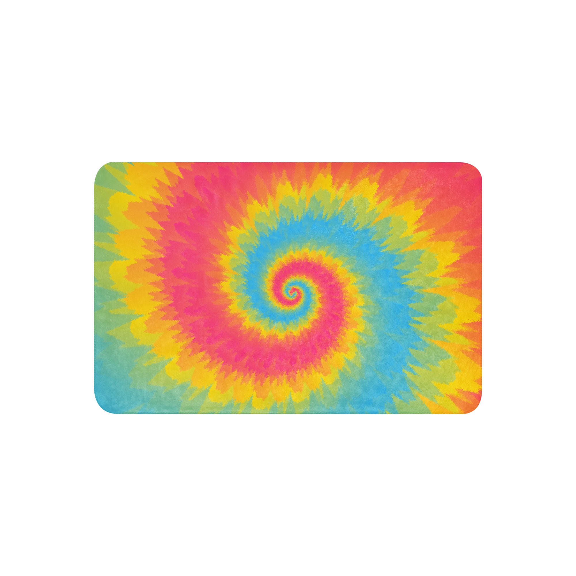Sherpa blanket Tie Dye Spiral Pansexual