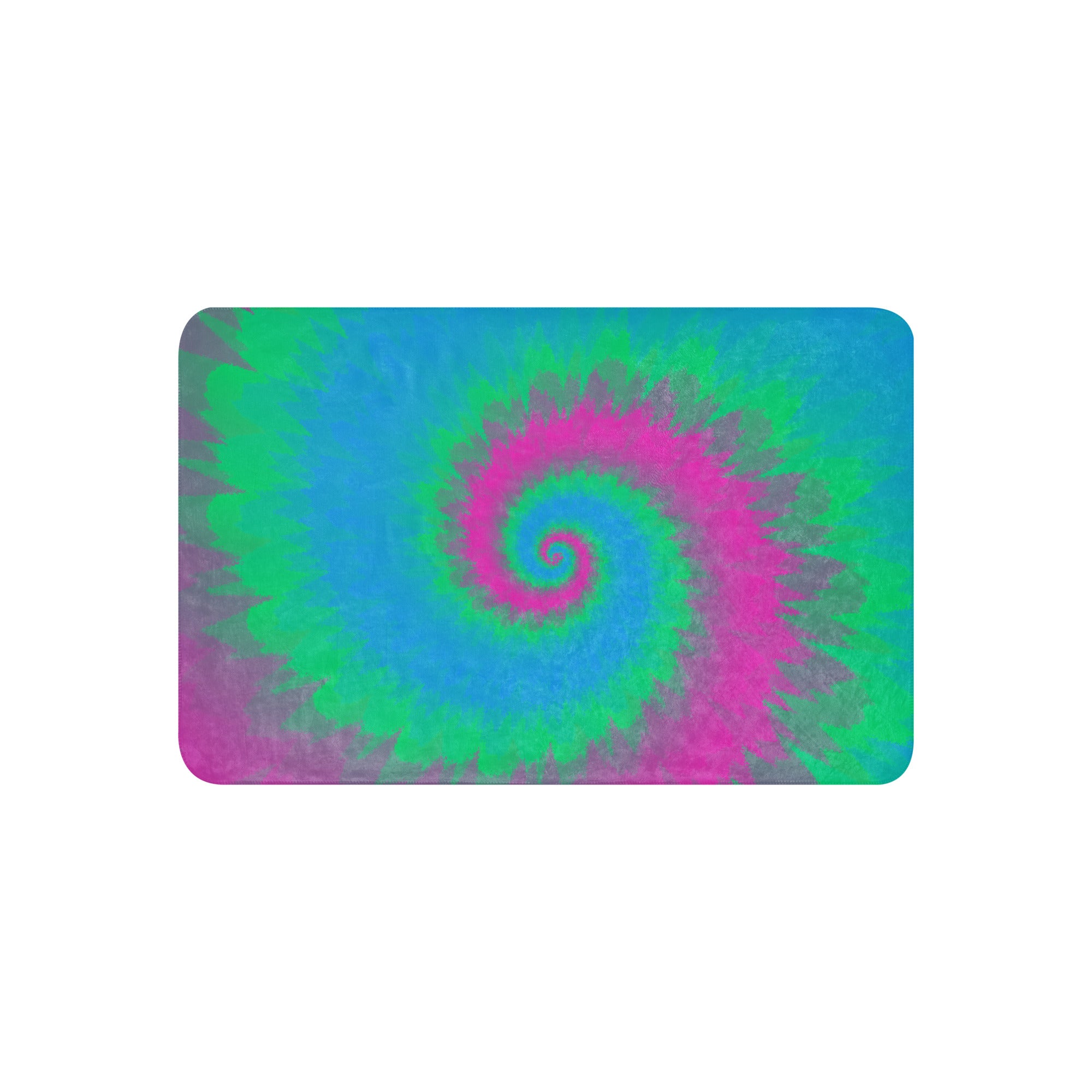 Sherpa blanket Tie Dye Spiral Polysexual