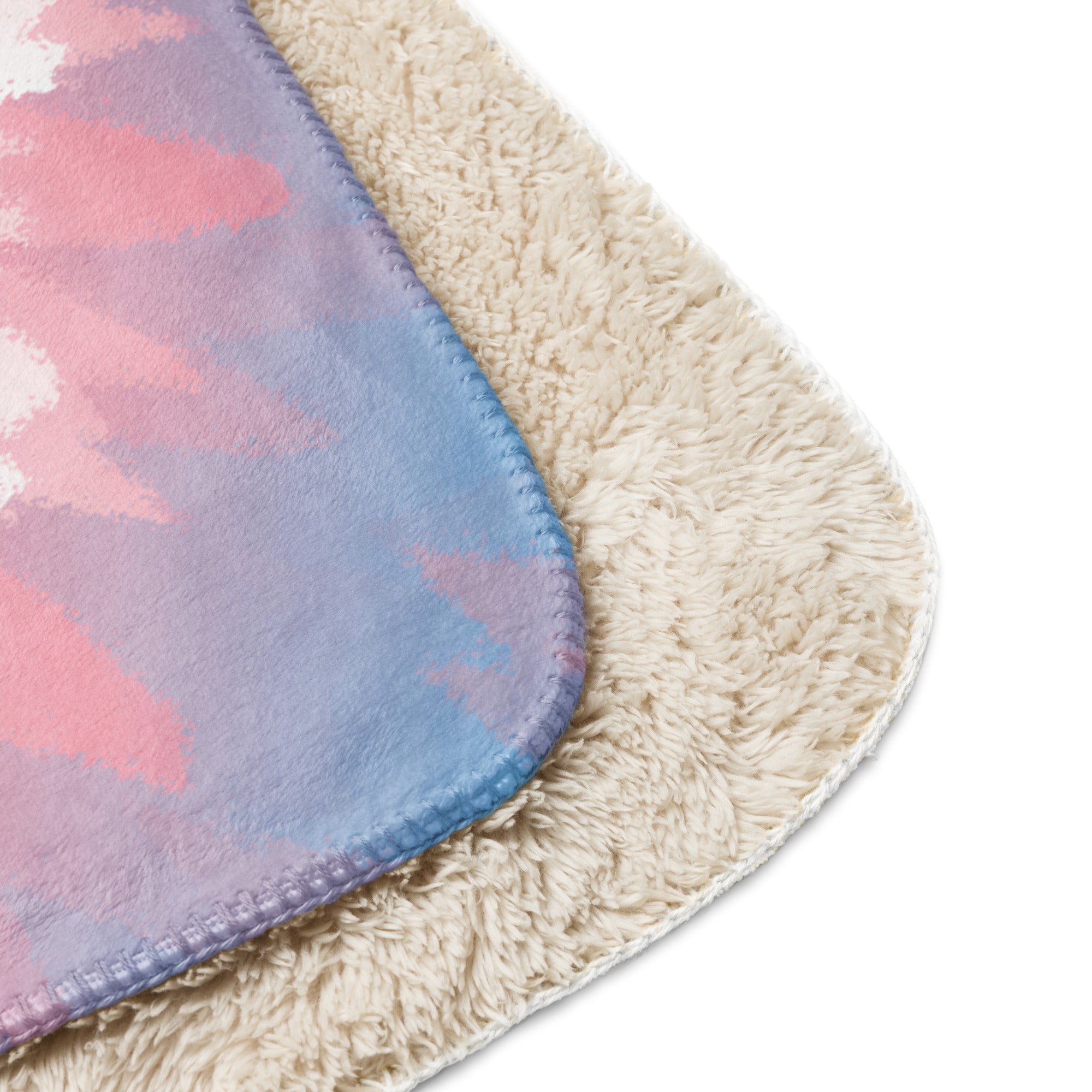 Sherpa blanket Tie Dye Spiral Transgender