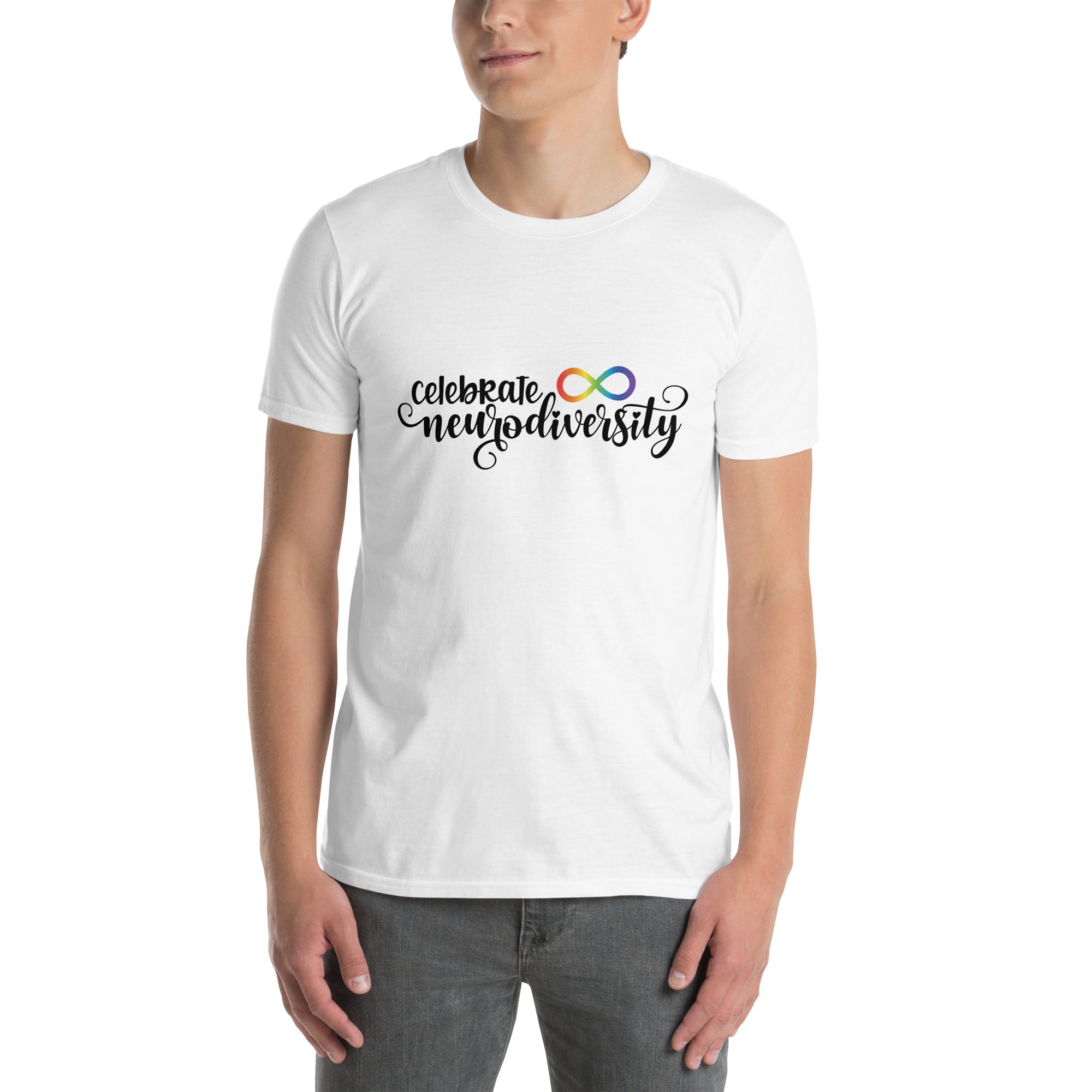Short Sleeve Unisex T Shirt ADHD Celebrate Neuro diversity