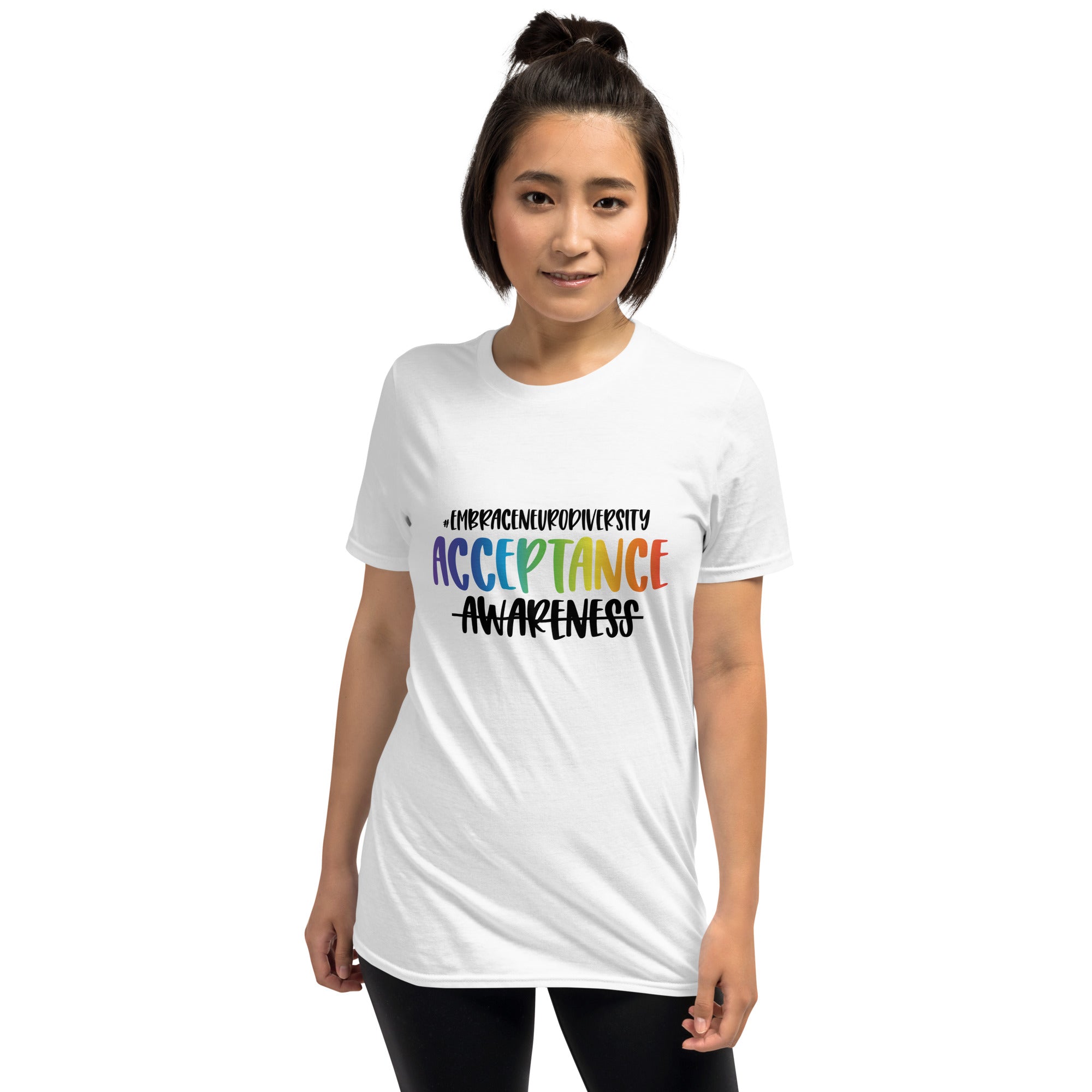 Short Sleeve Unisex T Shirt ADHD Embrace Neuro diversity