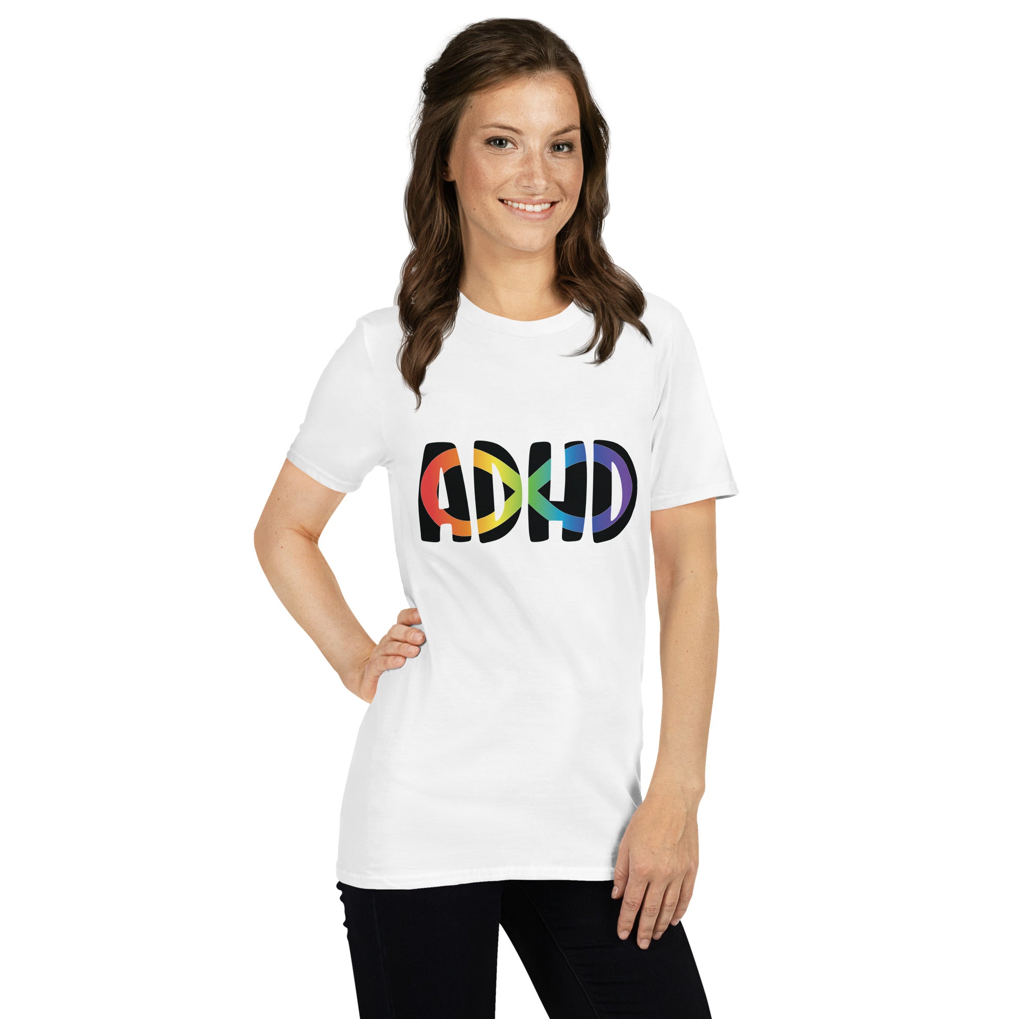 Short Sleeve Unisex T Shirt ADHD Infinity