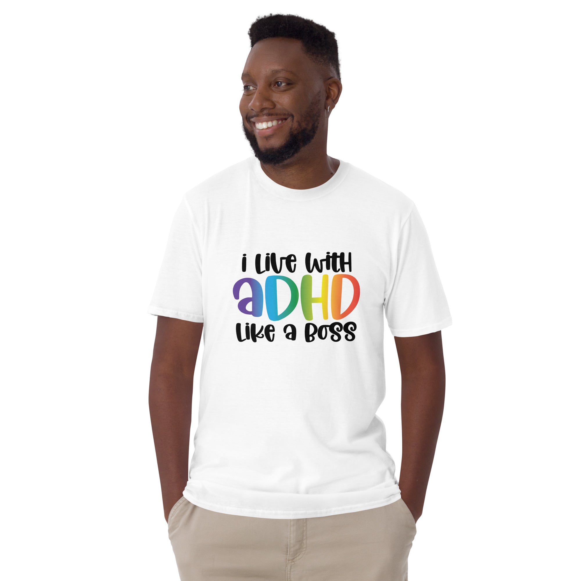 Short Sleeve Unisex T Shirt ADHD Like A Boss