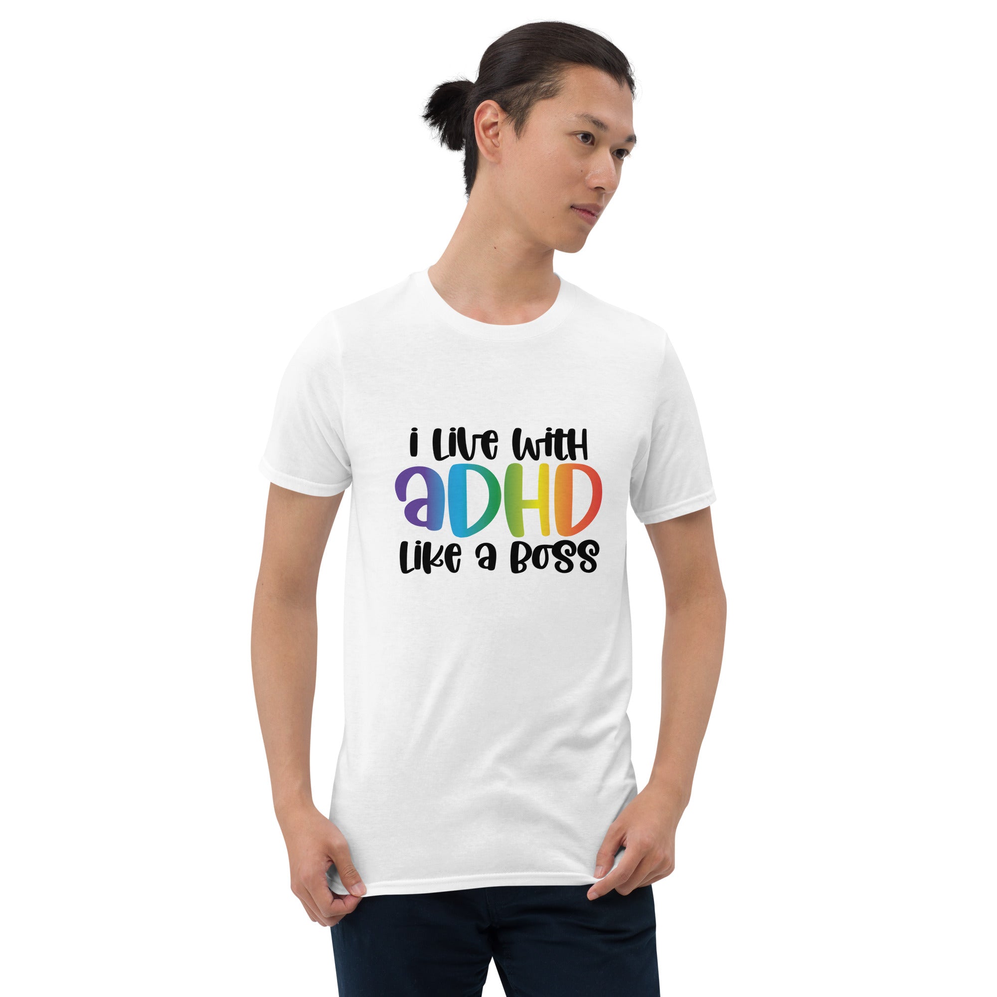 Short Sleeve Unisex T Shirt ADHD Like A Boss