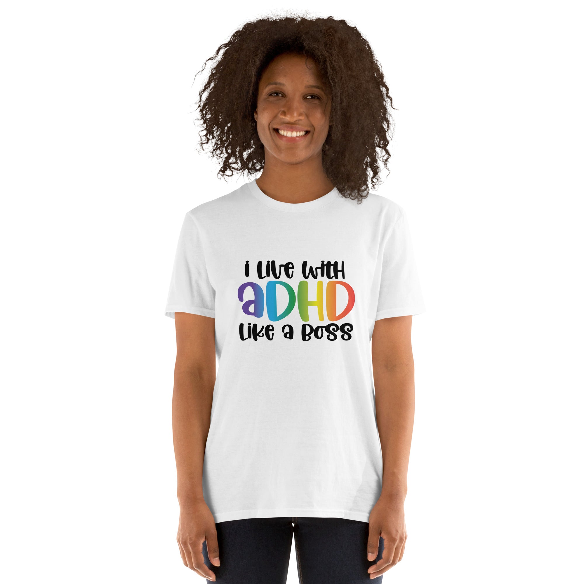 Short Sleeve Unisex T Shirt ADHD Like A Boss