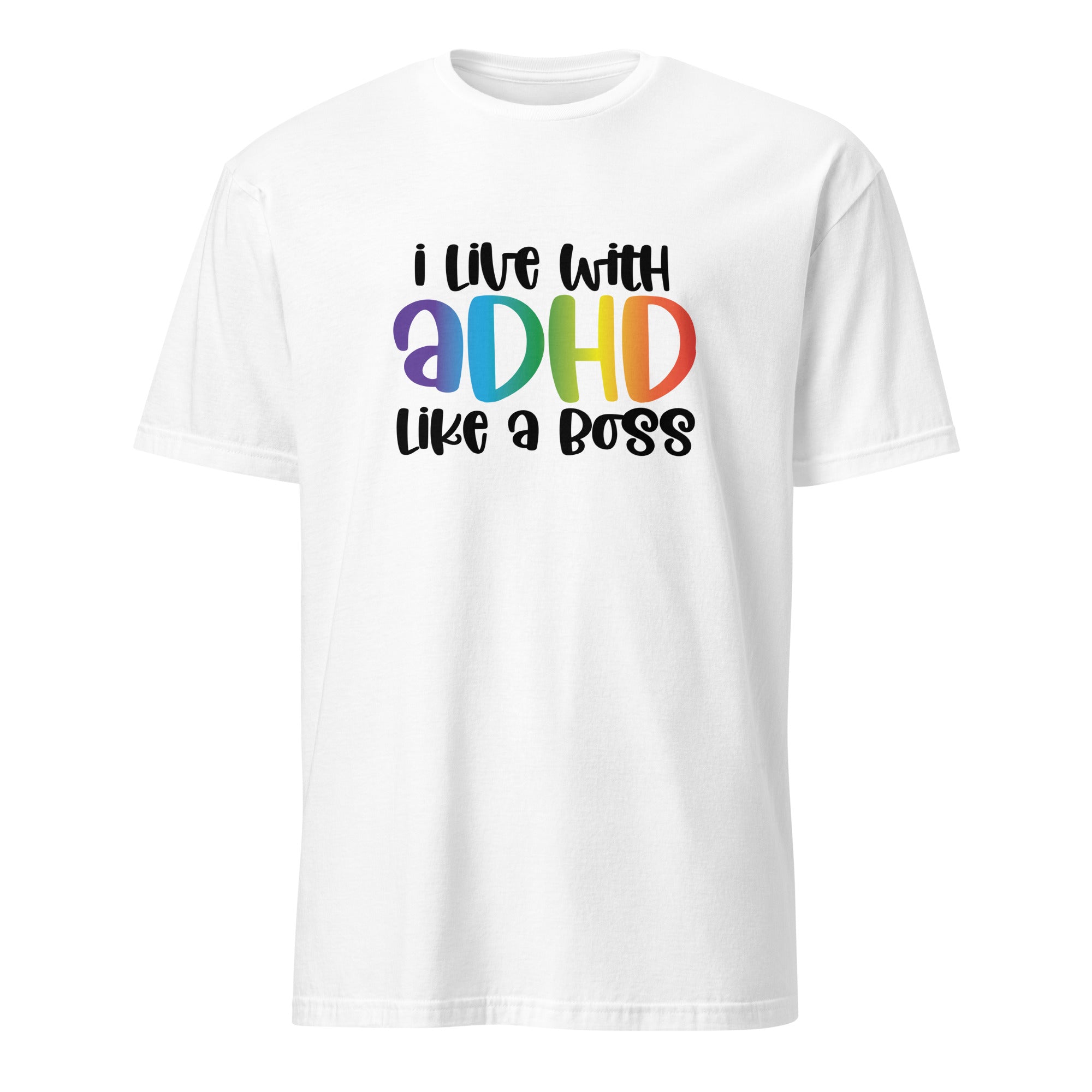 Short Sleeve Unisex T Shirt ADHD Like A Boss