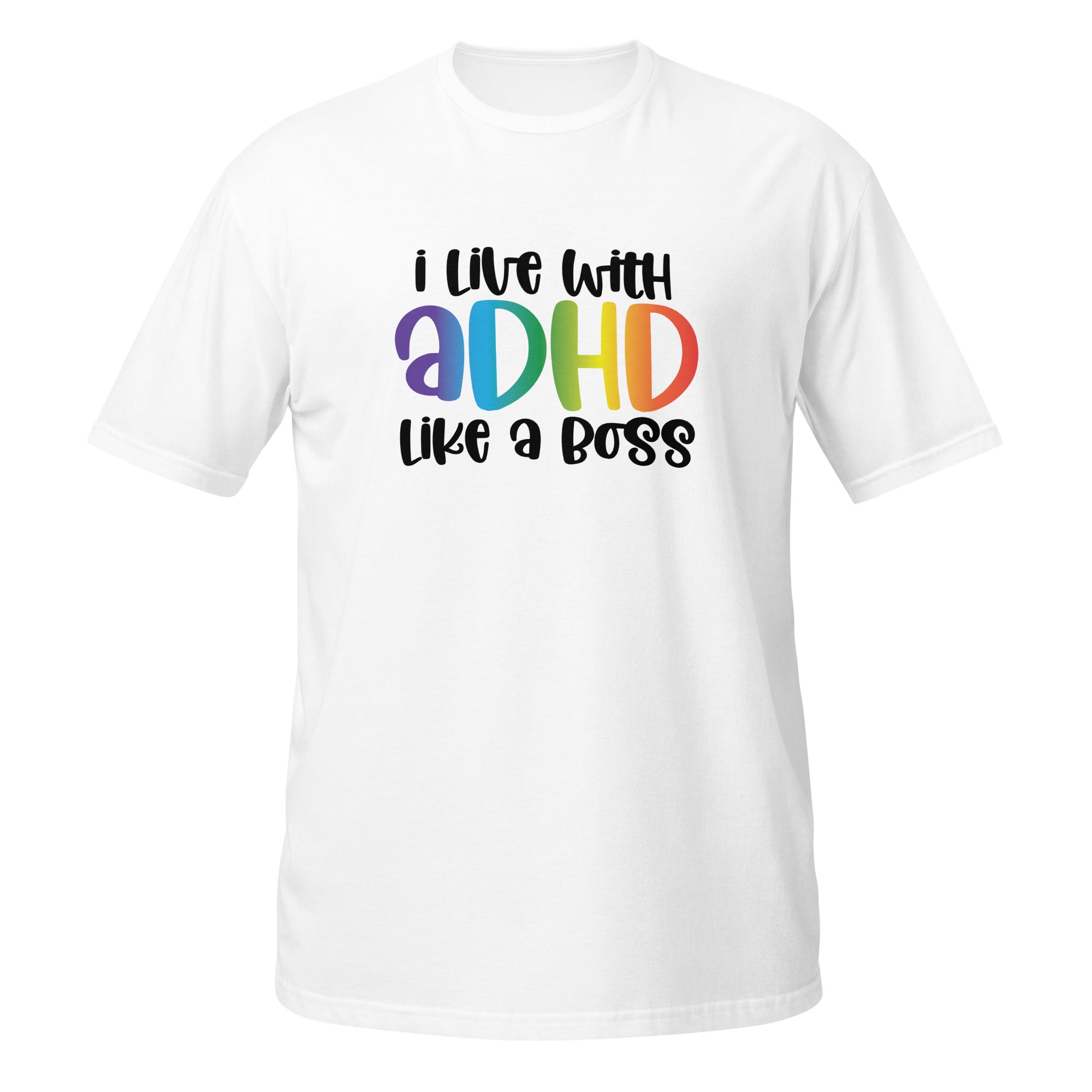 Short Sleeve Unisex T Shirt ADHD Like A Boss