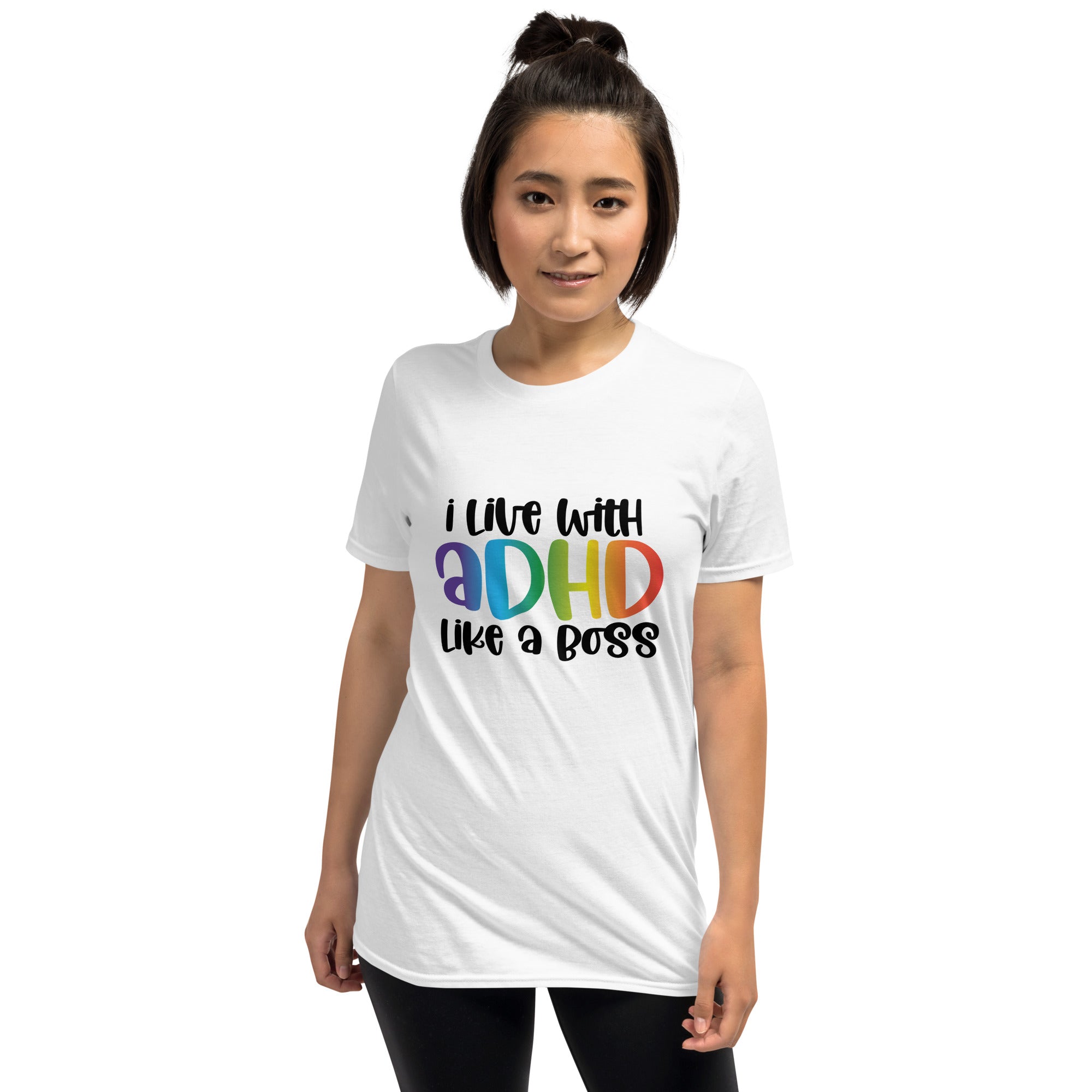 Short Sleeve Unisex T Shirt ADHD Like A Boss