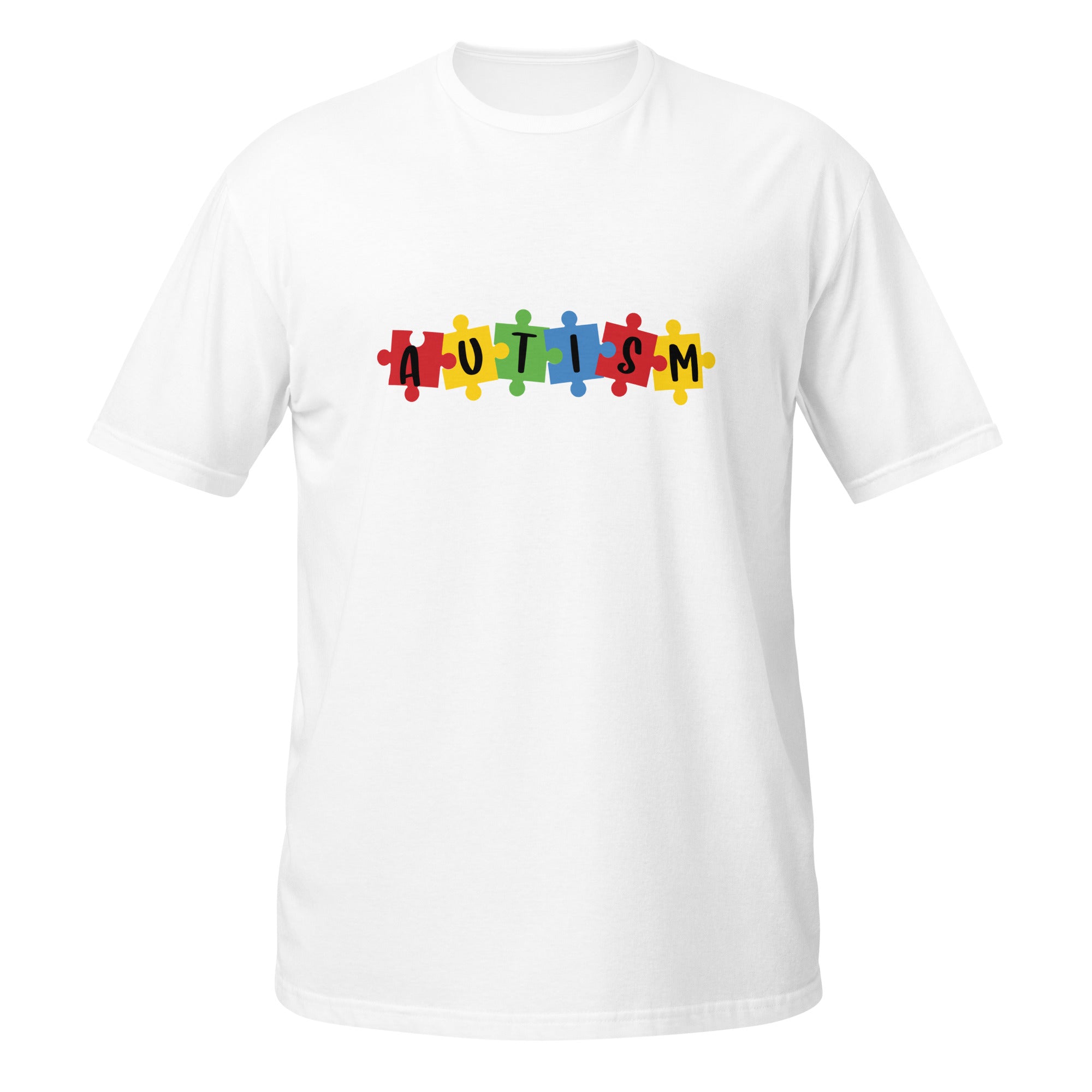 Short Sleeve Unisex T Shirt Autism