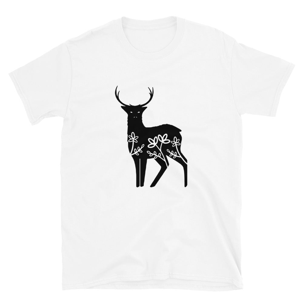 Short Sleeve Unisex T Shirt Deer