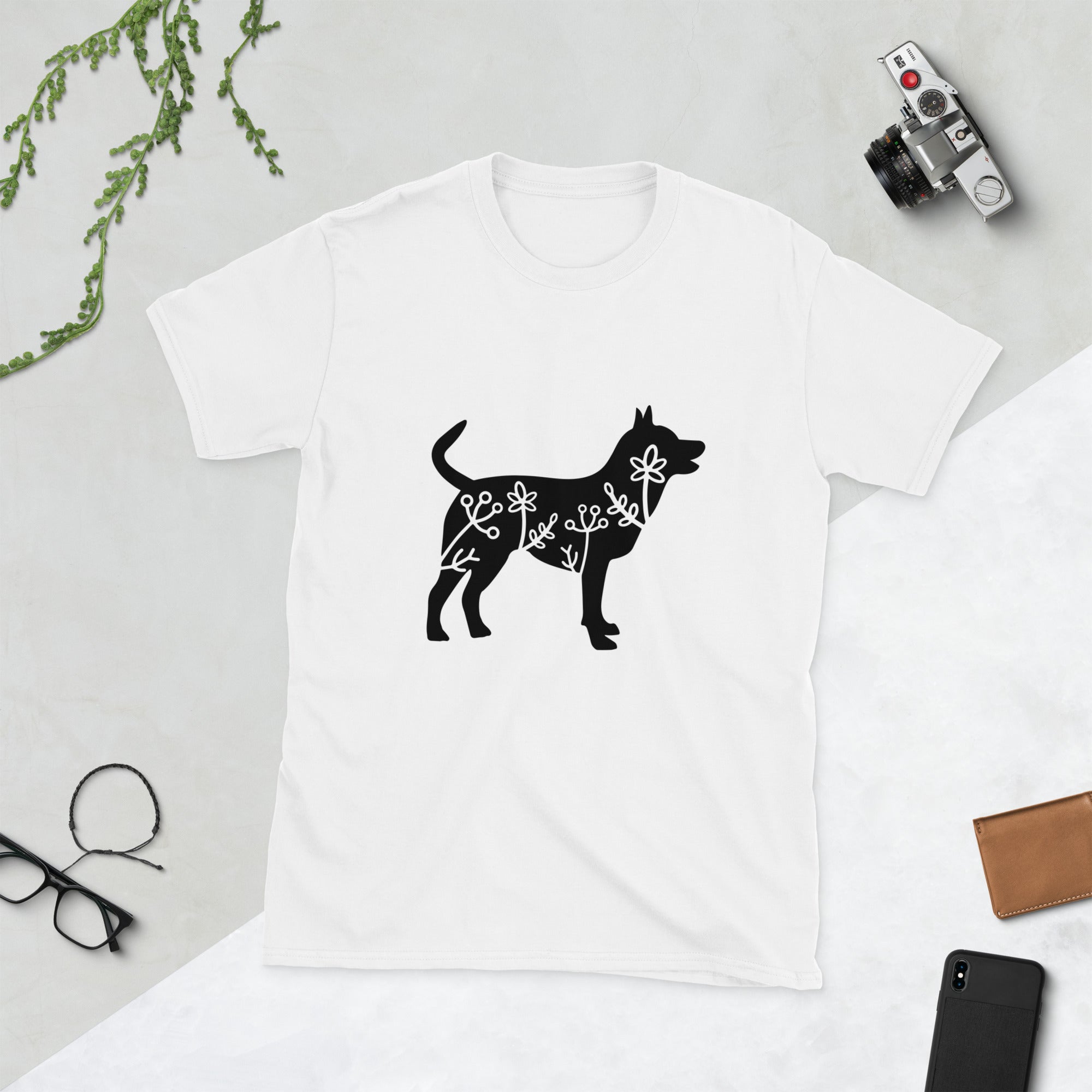 Short Sleeve Unisex T Shirt Dog
