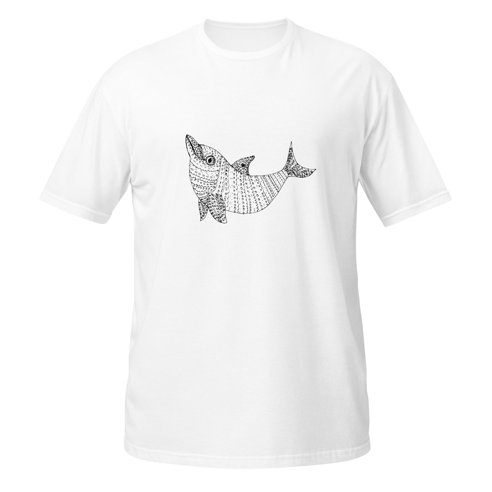 Short Sleeve Unisex T Shirt Dolphin