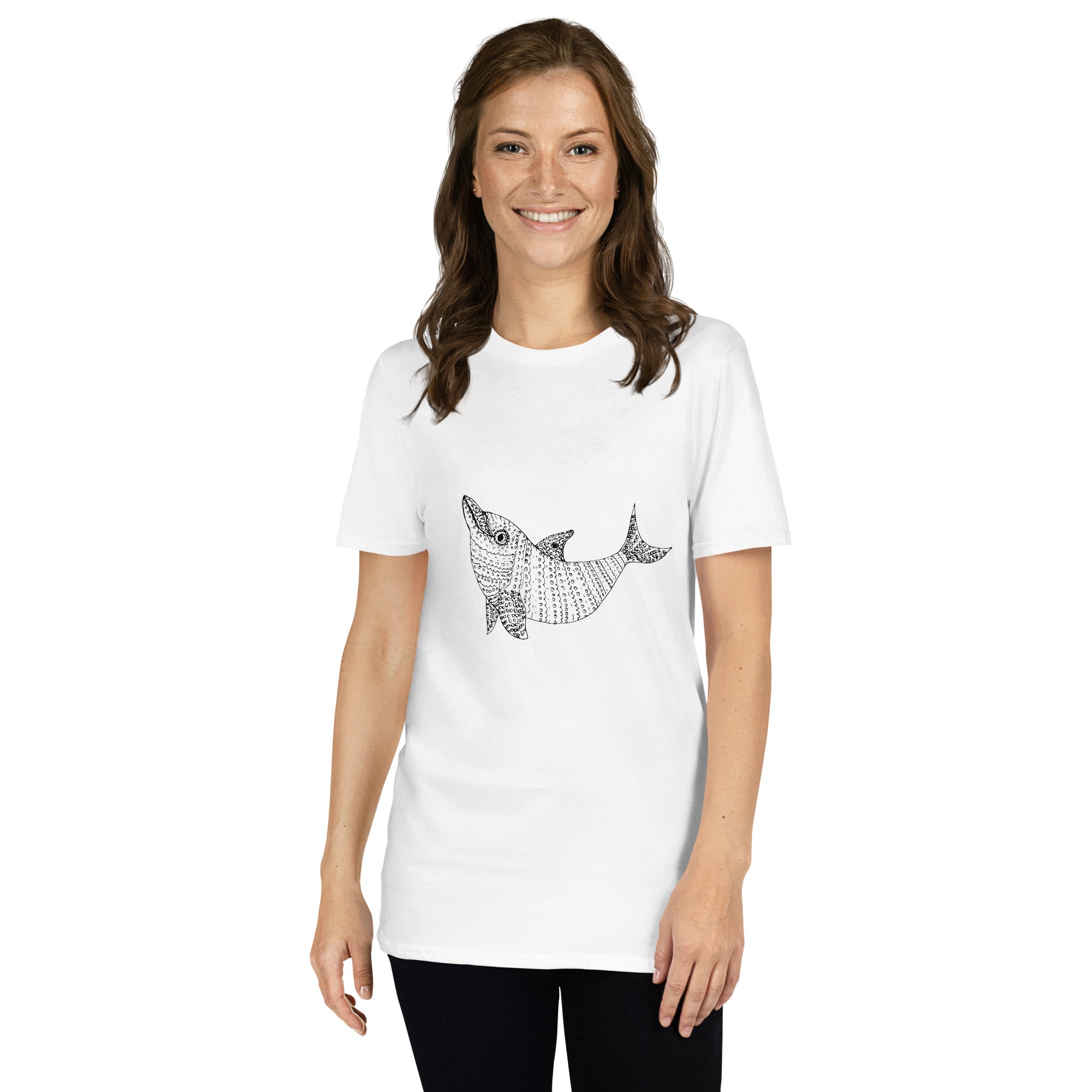 Short Sleeve Unisex T Shirt Dolphin