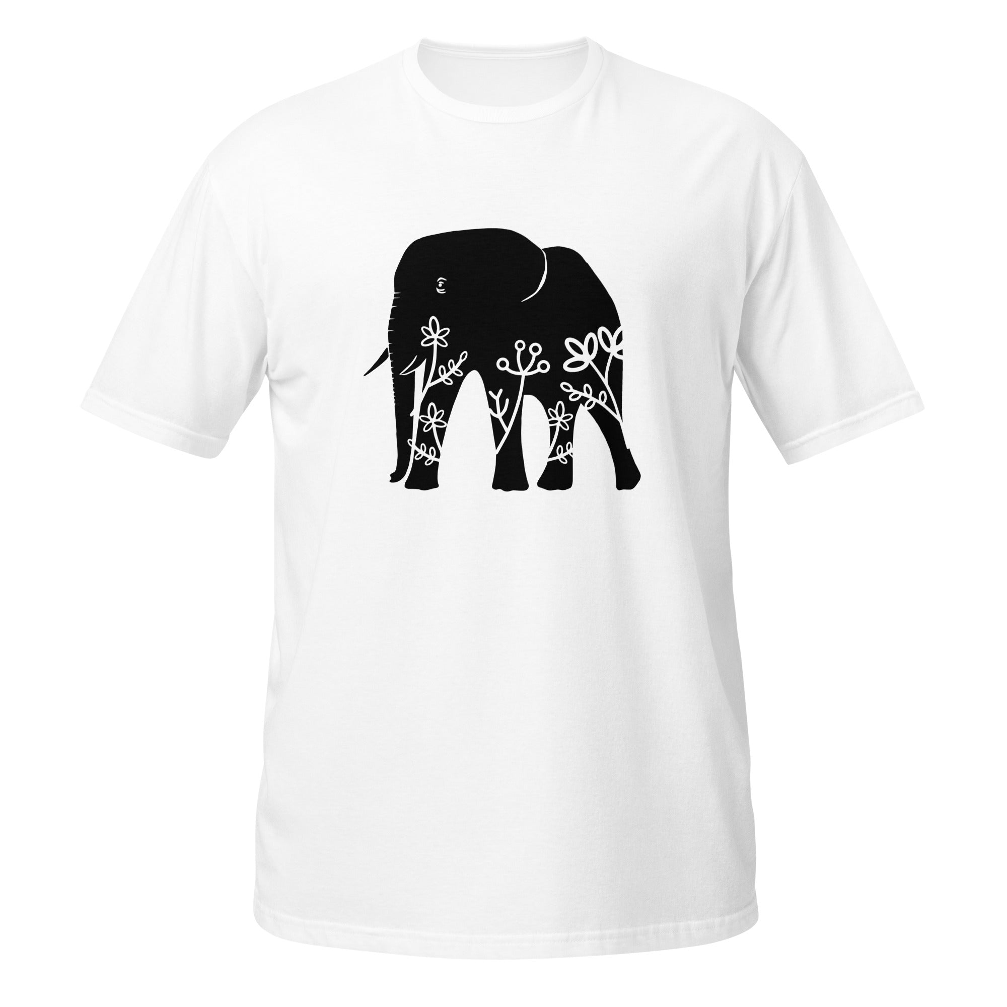 Short Sleeve Unisex T Shirt Elephant