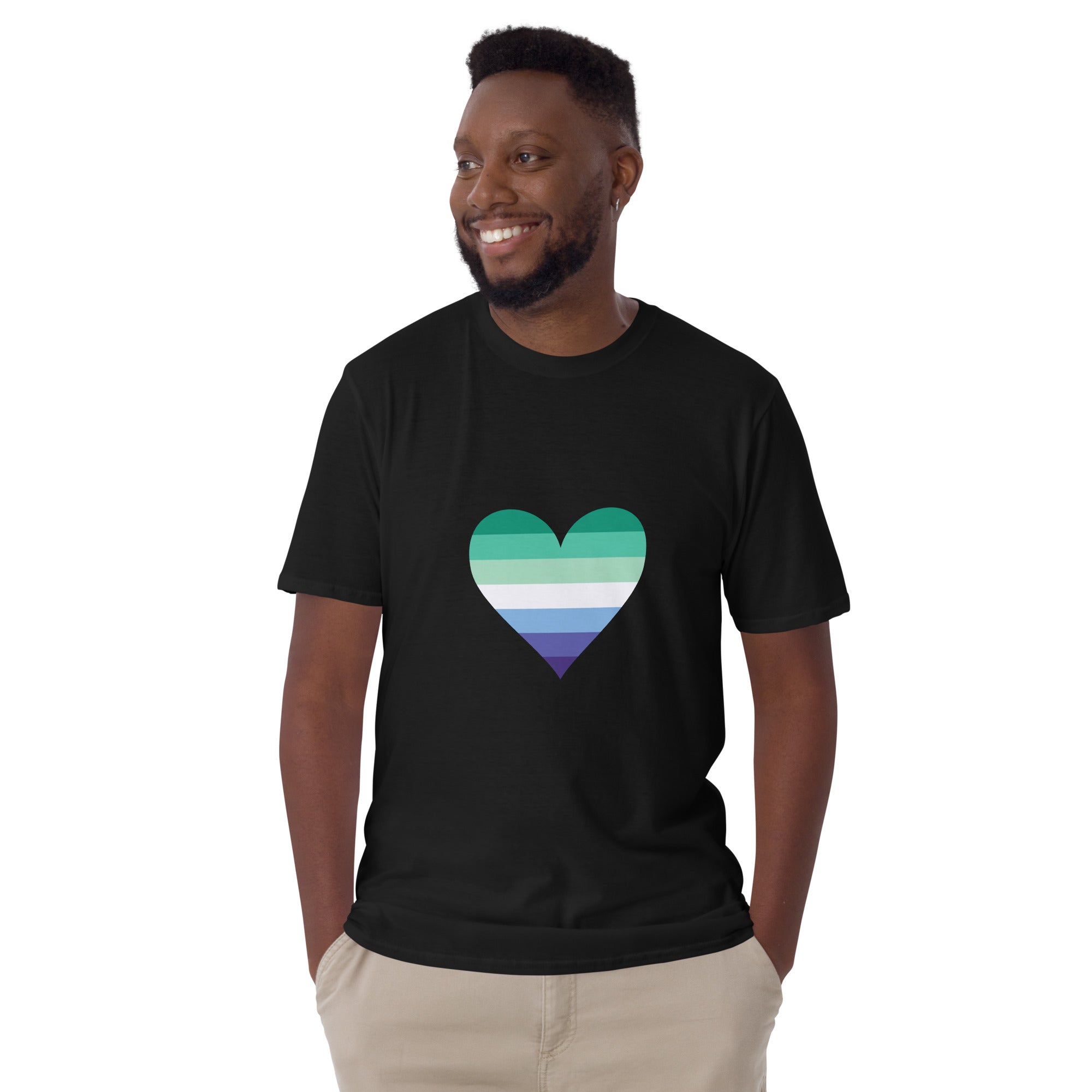 Short Sleeve Unisex T Shirt Gaymen Heart
