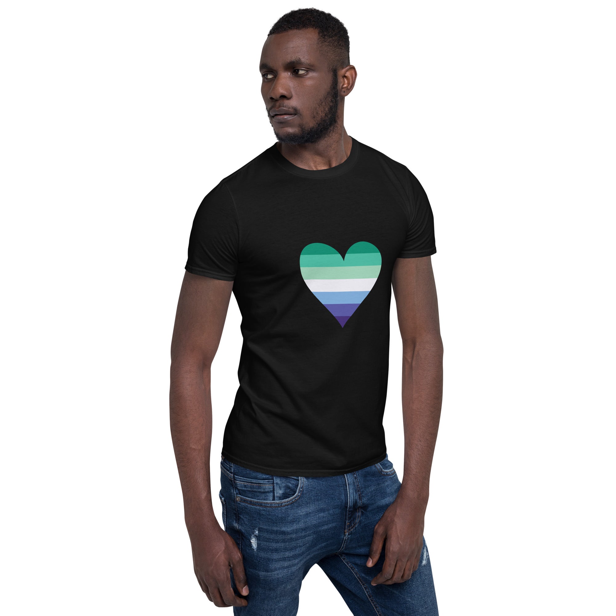 Short Sleeve Unisex T Shirt Gaymen Heart