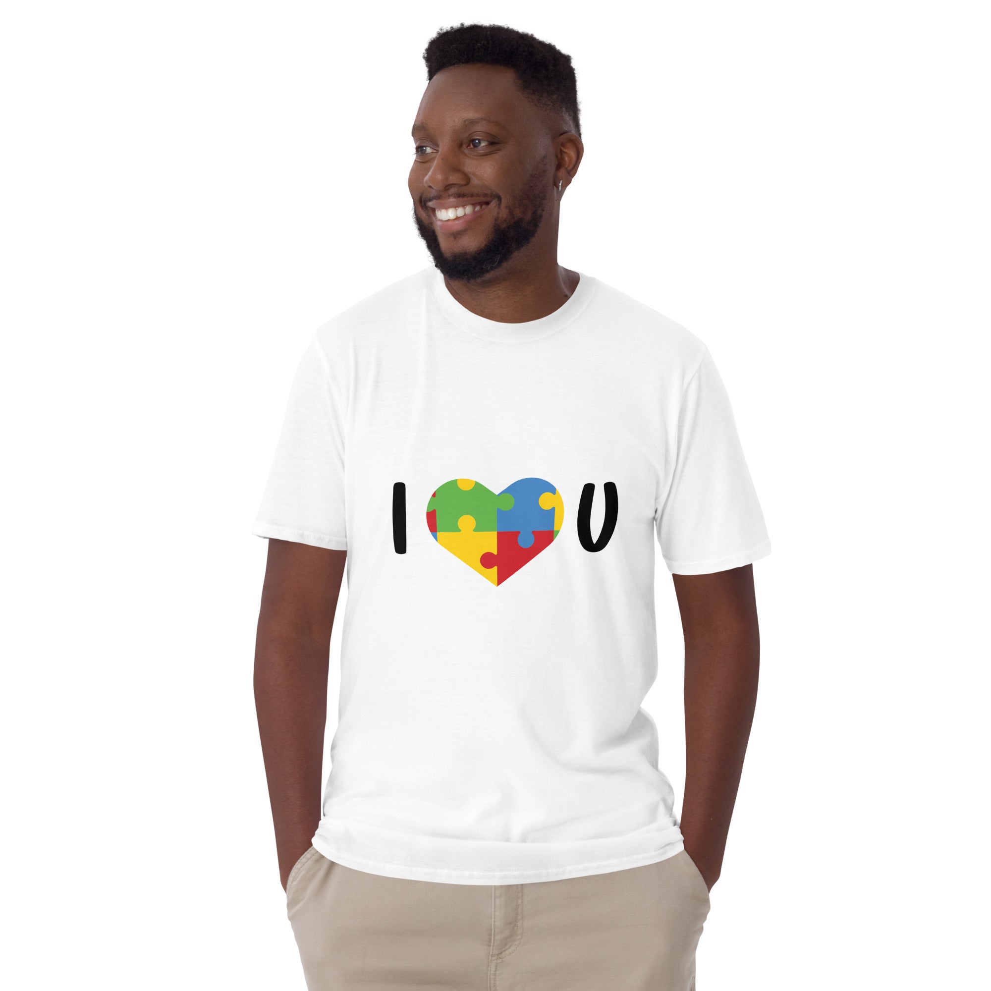 Short Sleeve Unisex T Shirt I Love U