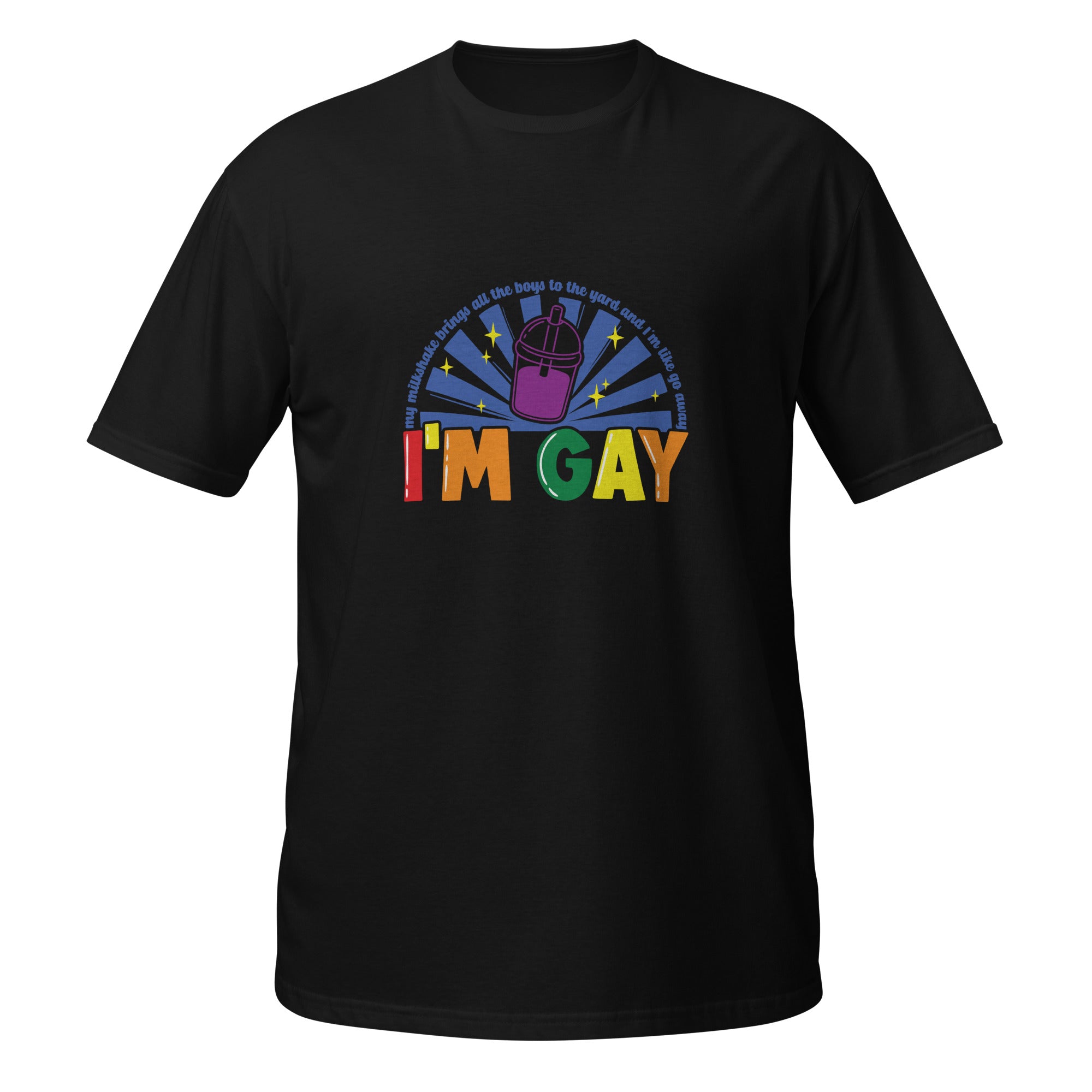 Short Sleeve Unisex T Shirt I'm Gay