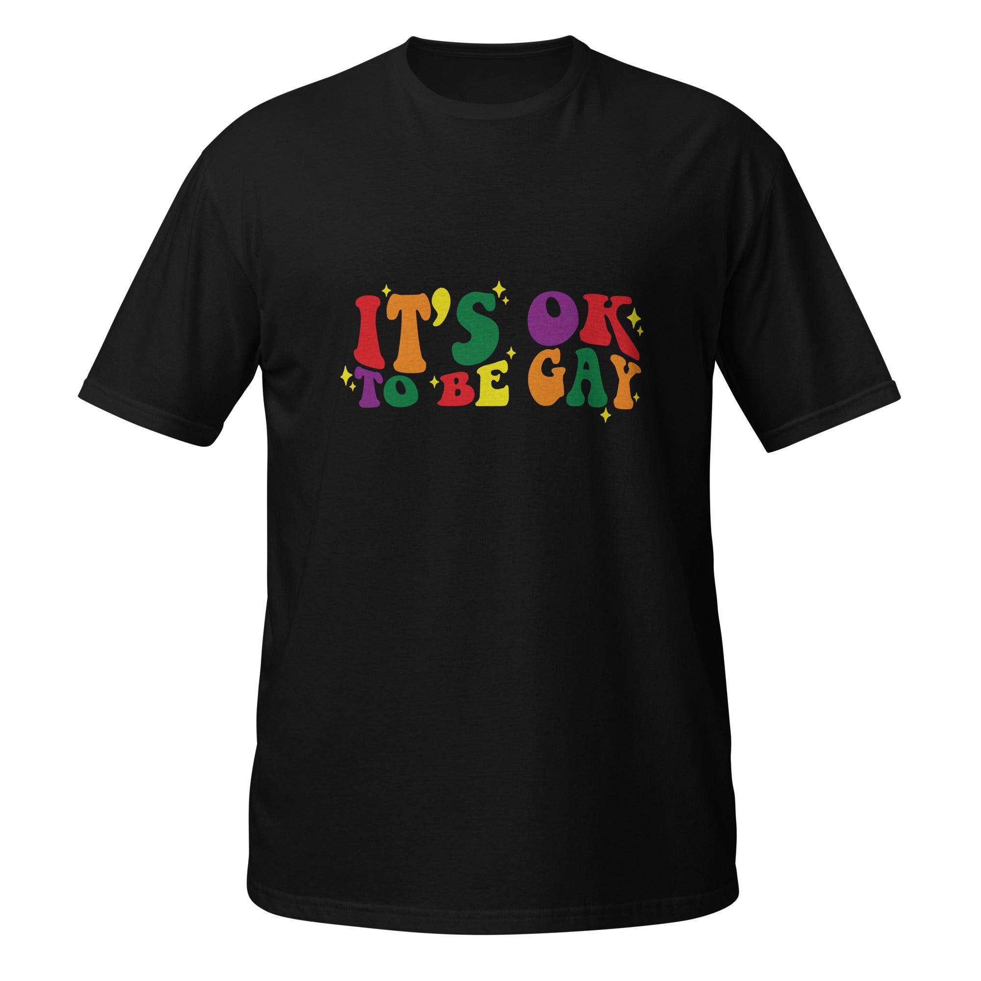 Short Sleeve Unisex T Shirt It's ok to be gay