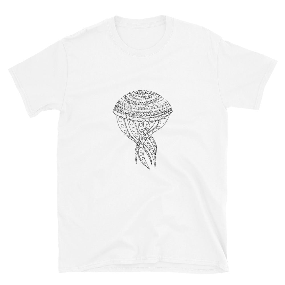 Short Sleeve Unisex T Shirt Jellyfish